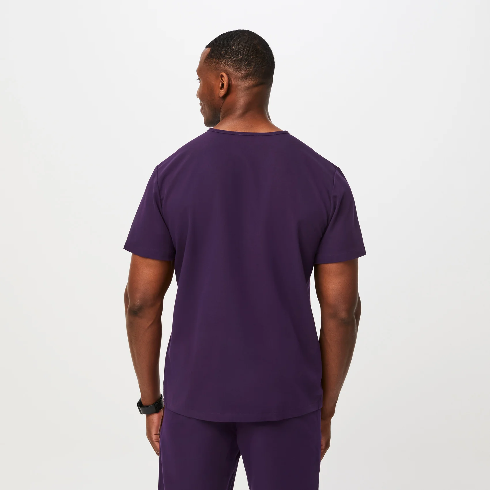 men's Purple Jam Leon™ - Three-Pocket Scrub Top - Image 4