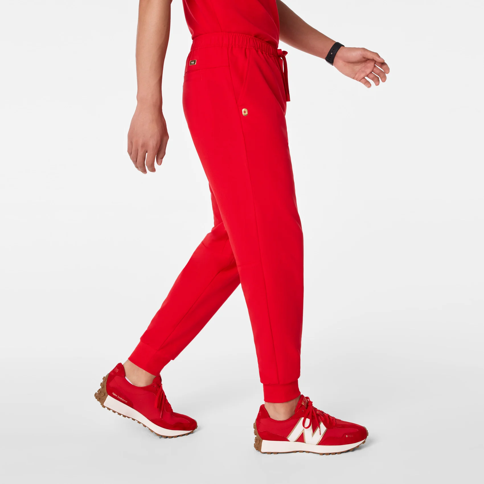 men's Lunar New Year Pop Red Tansen - Jogger Scrub Pant™ - Image 4