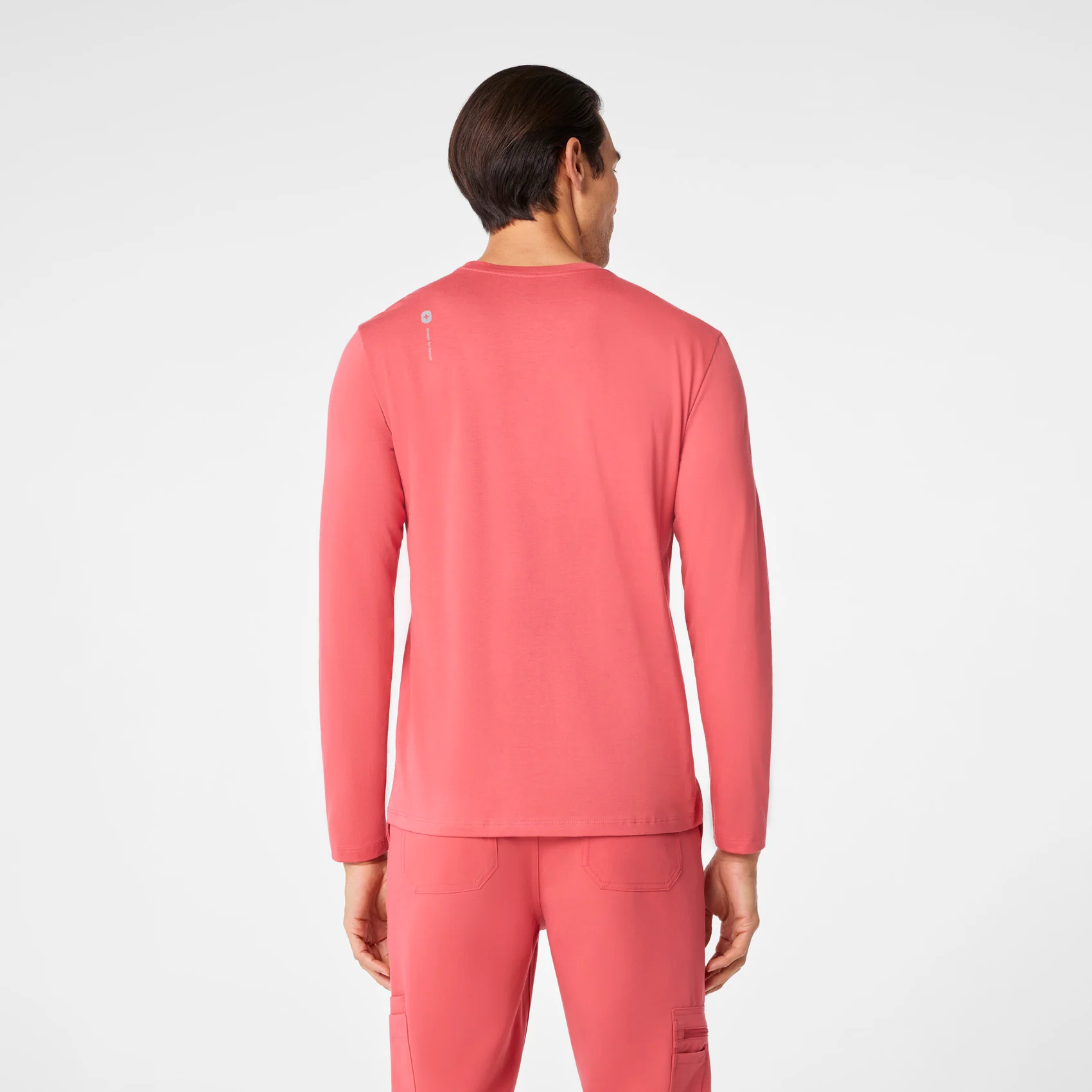 men's Pulmonary Pink Love Is The Cure Supersoft - Longsleeve Underscrub - Image 5
