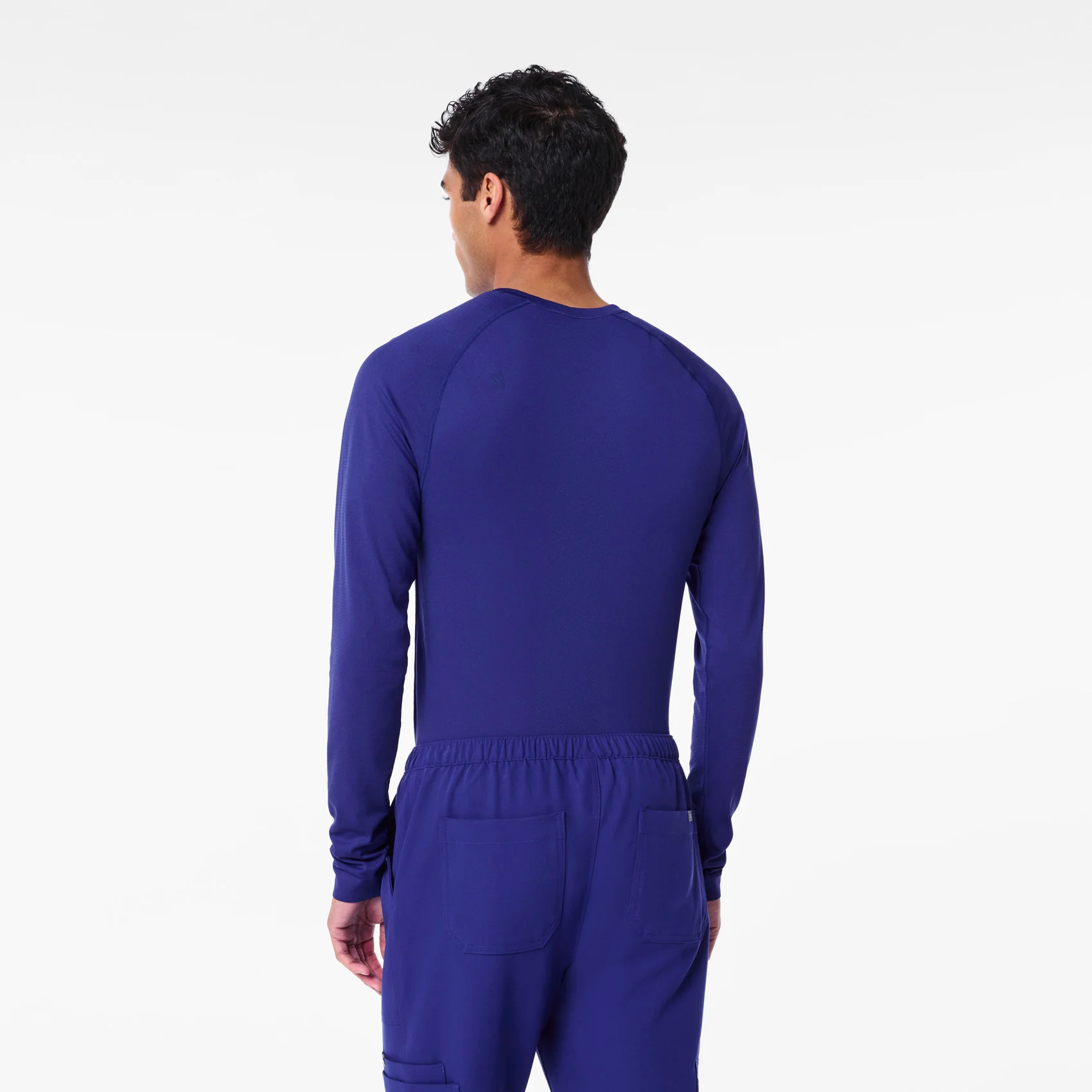 men's Deep Royal Blue Makato Seamless - Longsleeve Underscrub - Image 4
