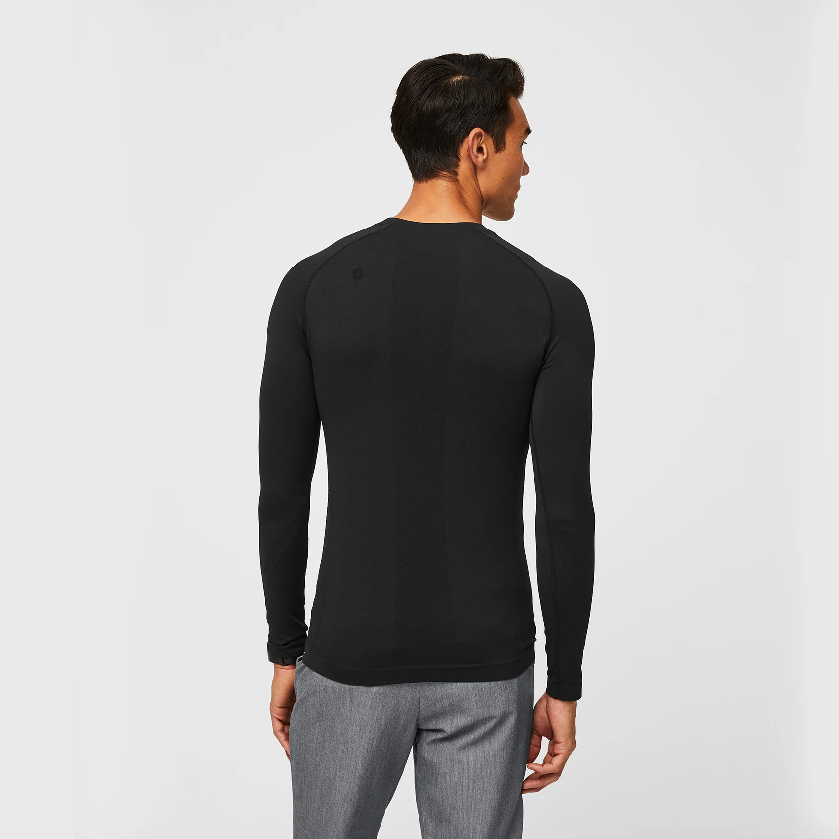 men's Black Makato Seamless - Longsleeve Underscrub (3XL-6XL) - Image 3