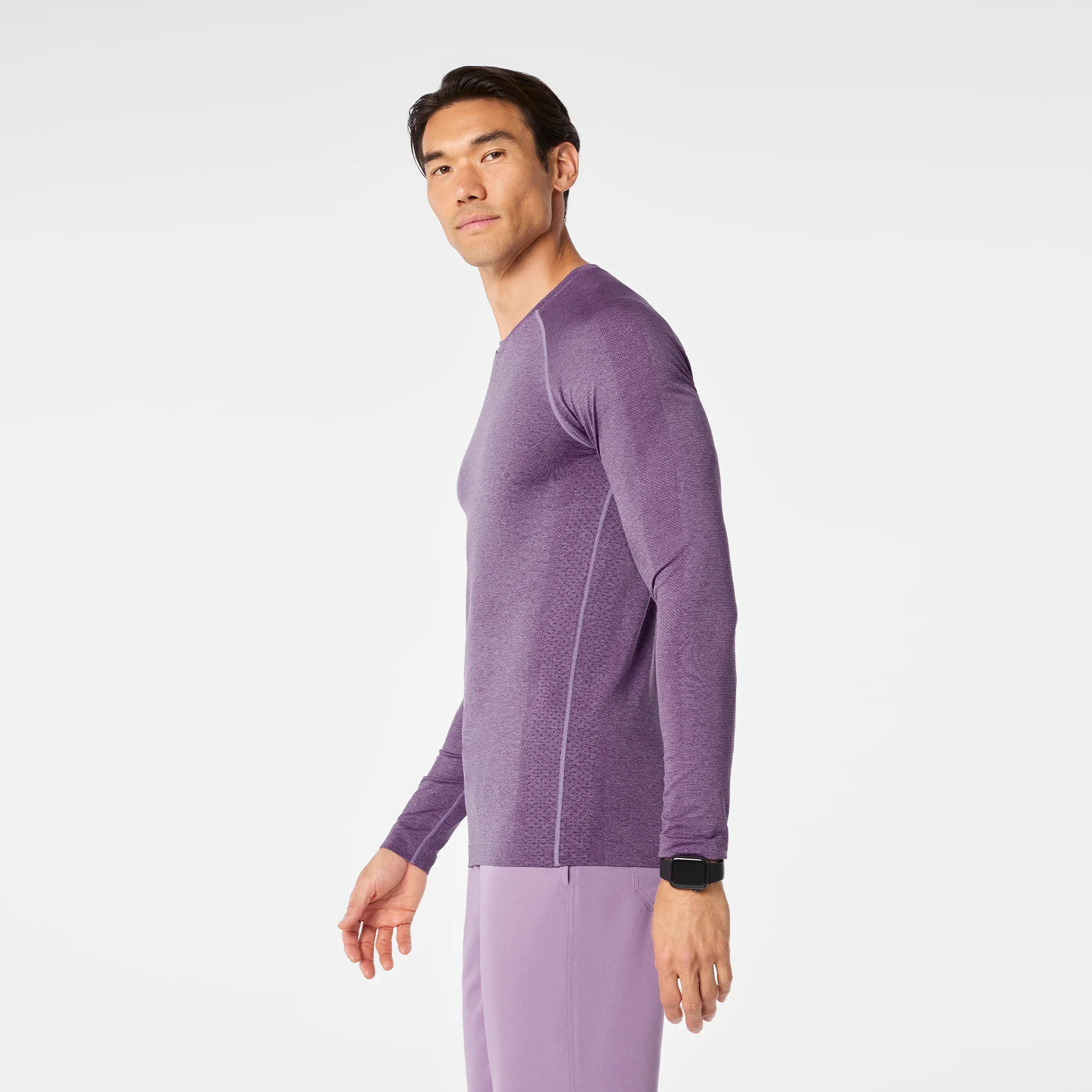 men's Dark Purple Haze Makato Seamless - Longsleeve Underscrub - Image 3