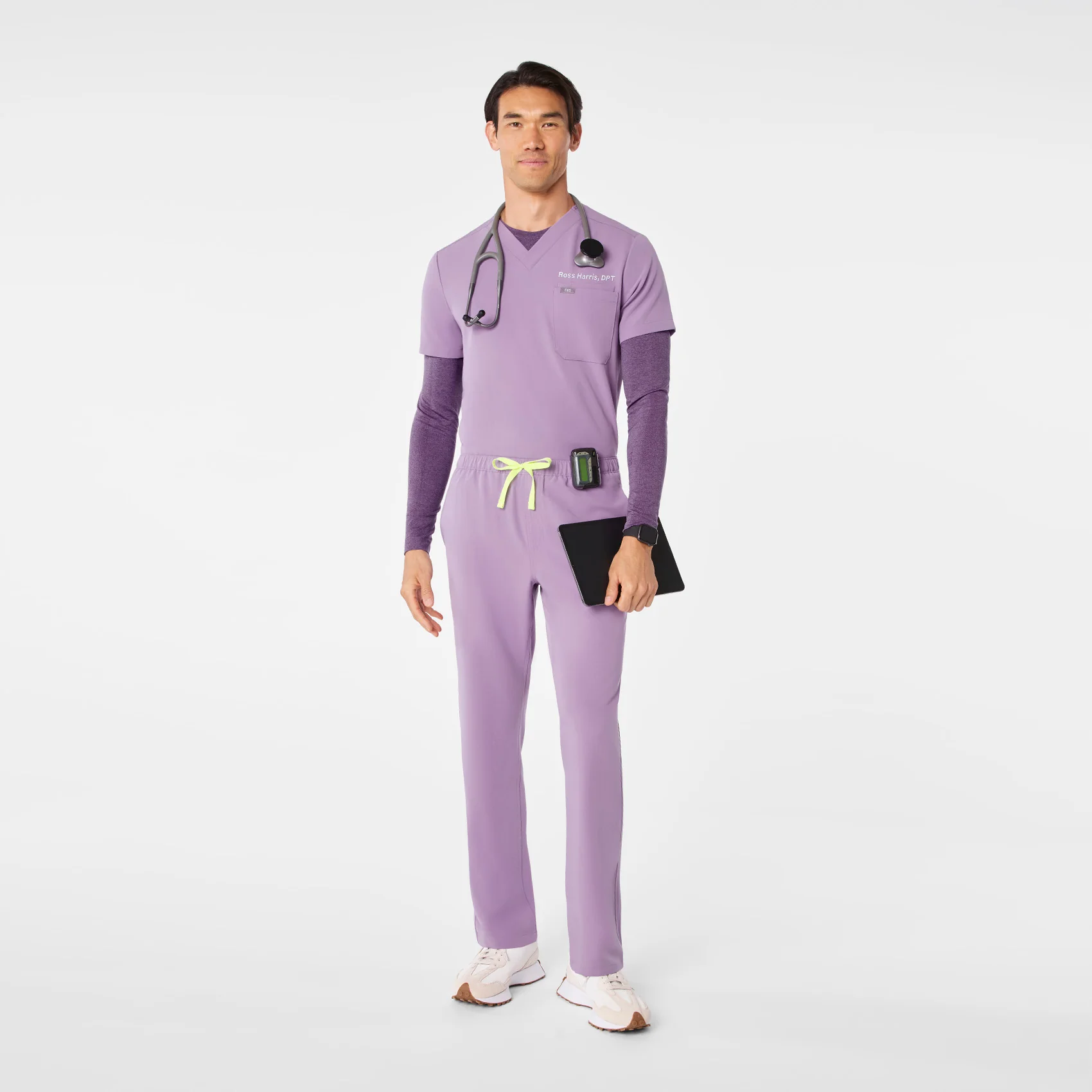 men's Dark Purple Haze Makato Seamless - Longsleeve Underscrub - Image 5
