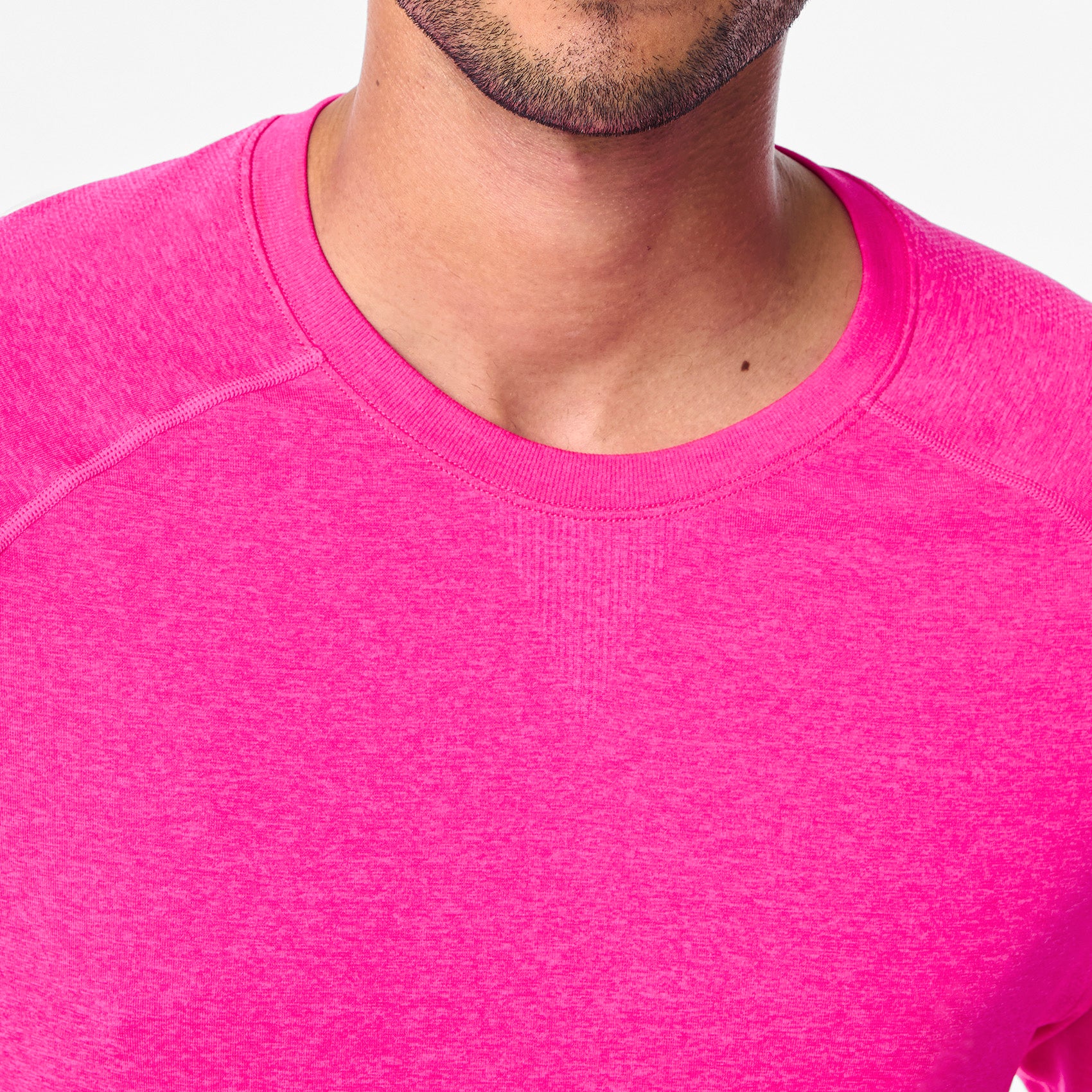 men's Rapid Response Pink Makato Seamless - Longsleeve Underscrub - Image 6