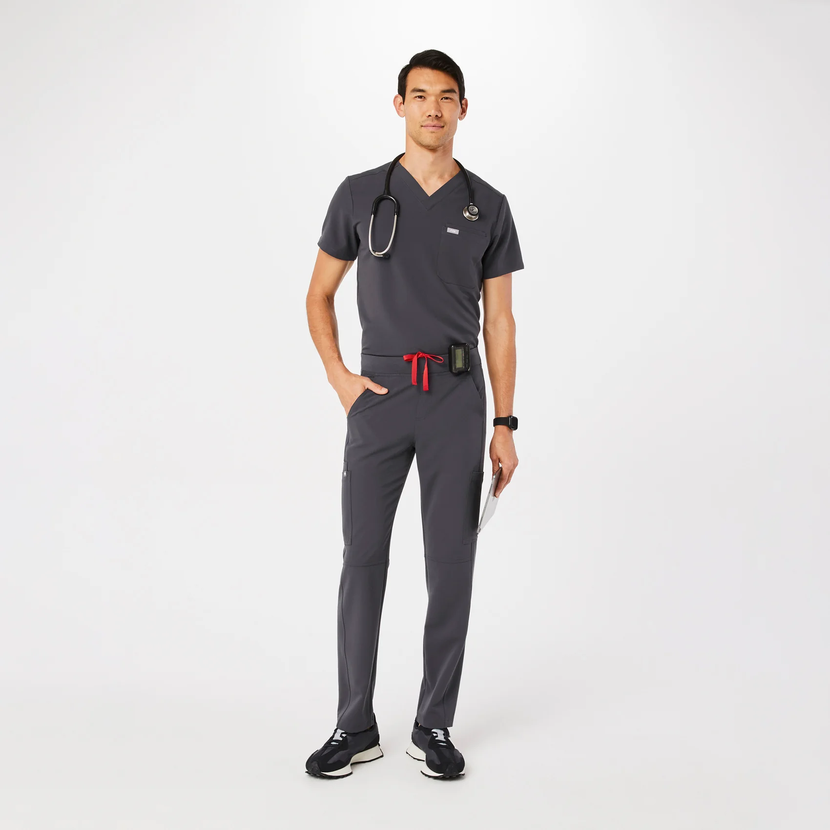 men's Charcoal Axim™ - Cargo Scrub Pants (3XL - 6XL) - Image 2