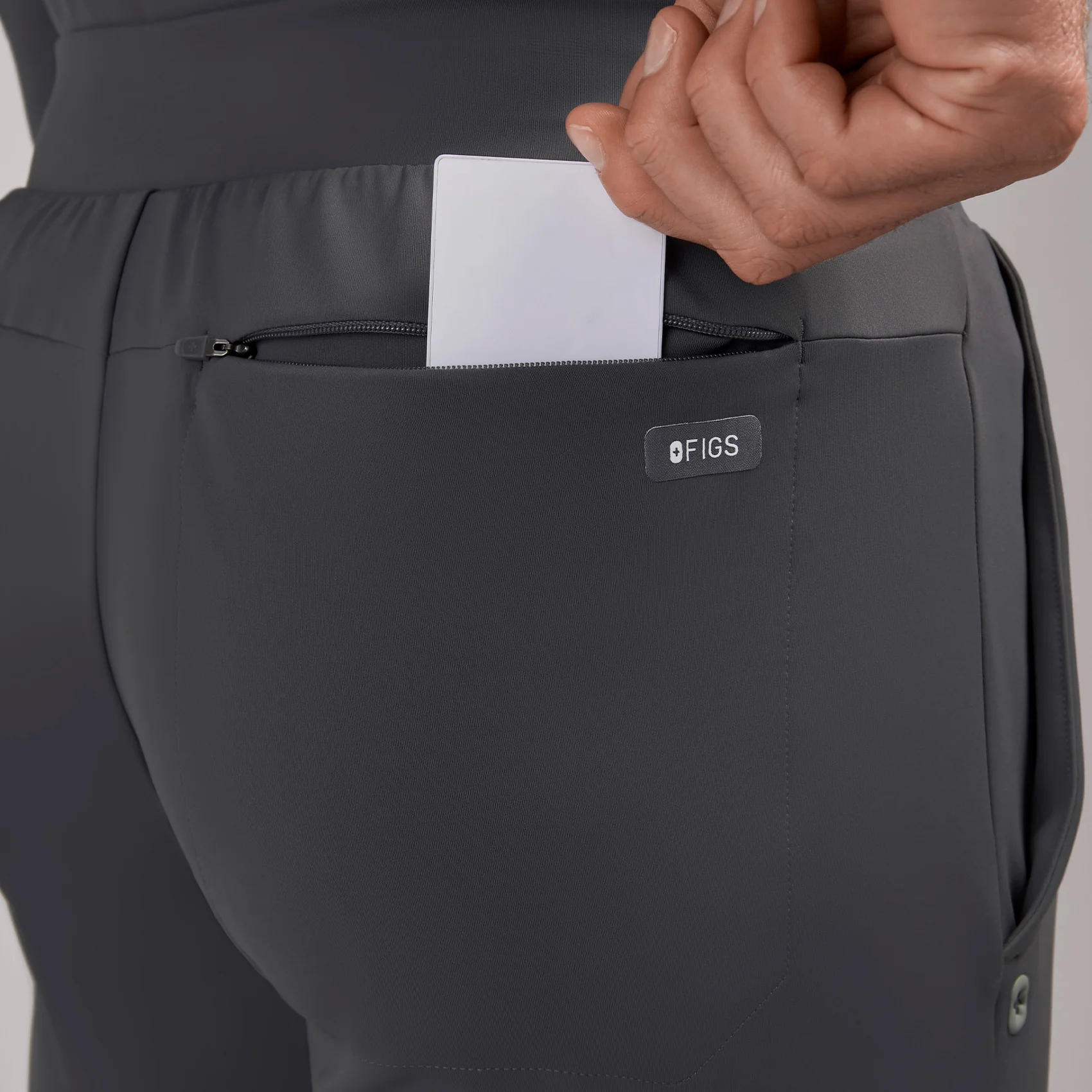 men's Charcoal Norris FORMx Straight Leg - Scrub Pant™ - Image 6