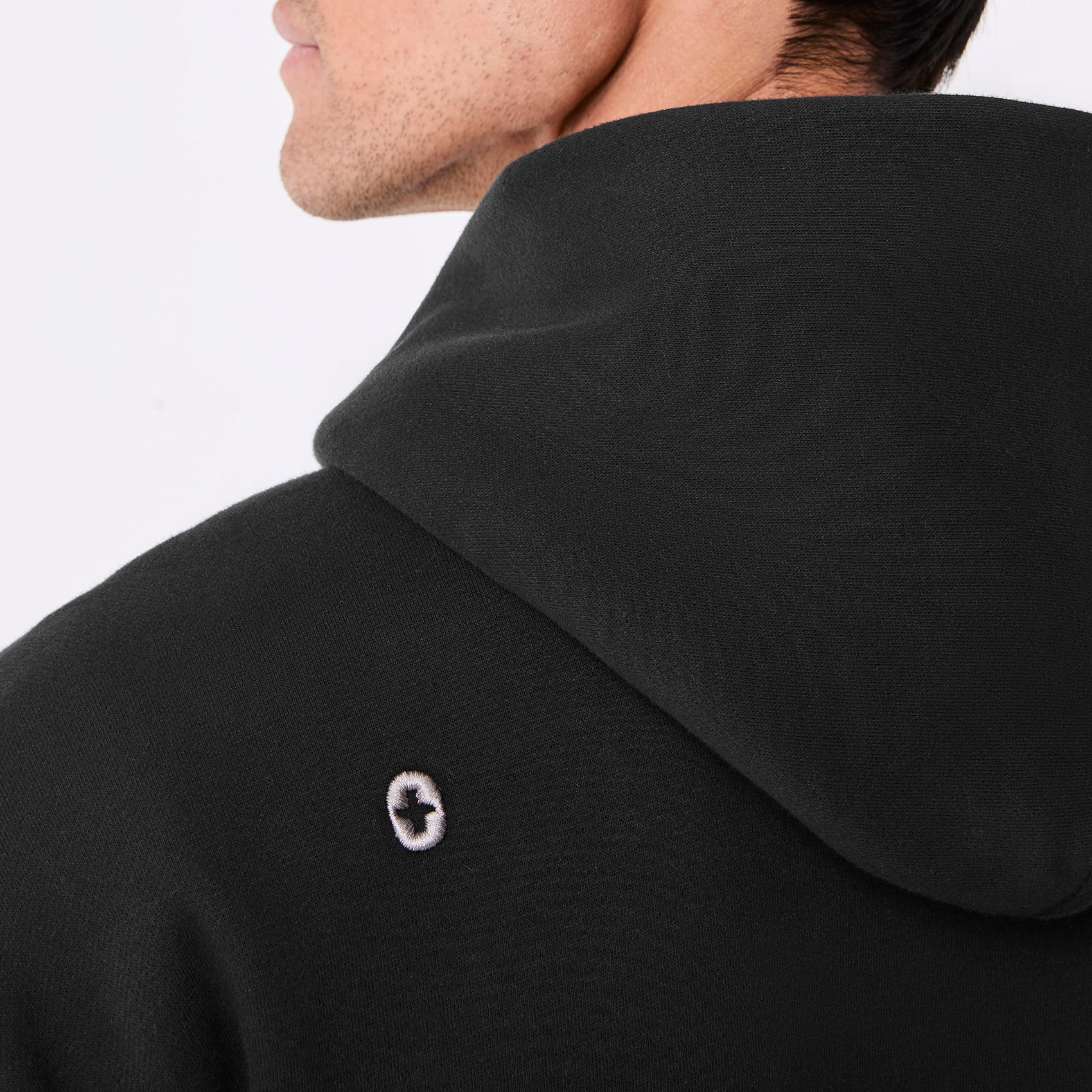 men's Black Off-Shift Figs Logo Hoodie Sweatshirt™ - Image 5
