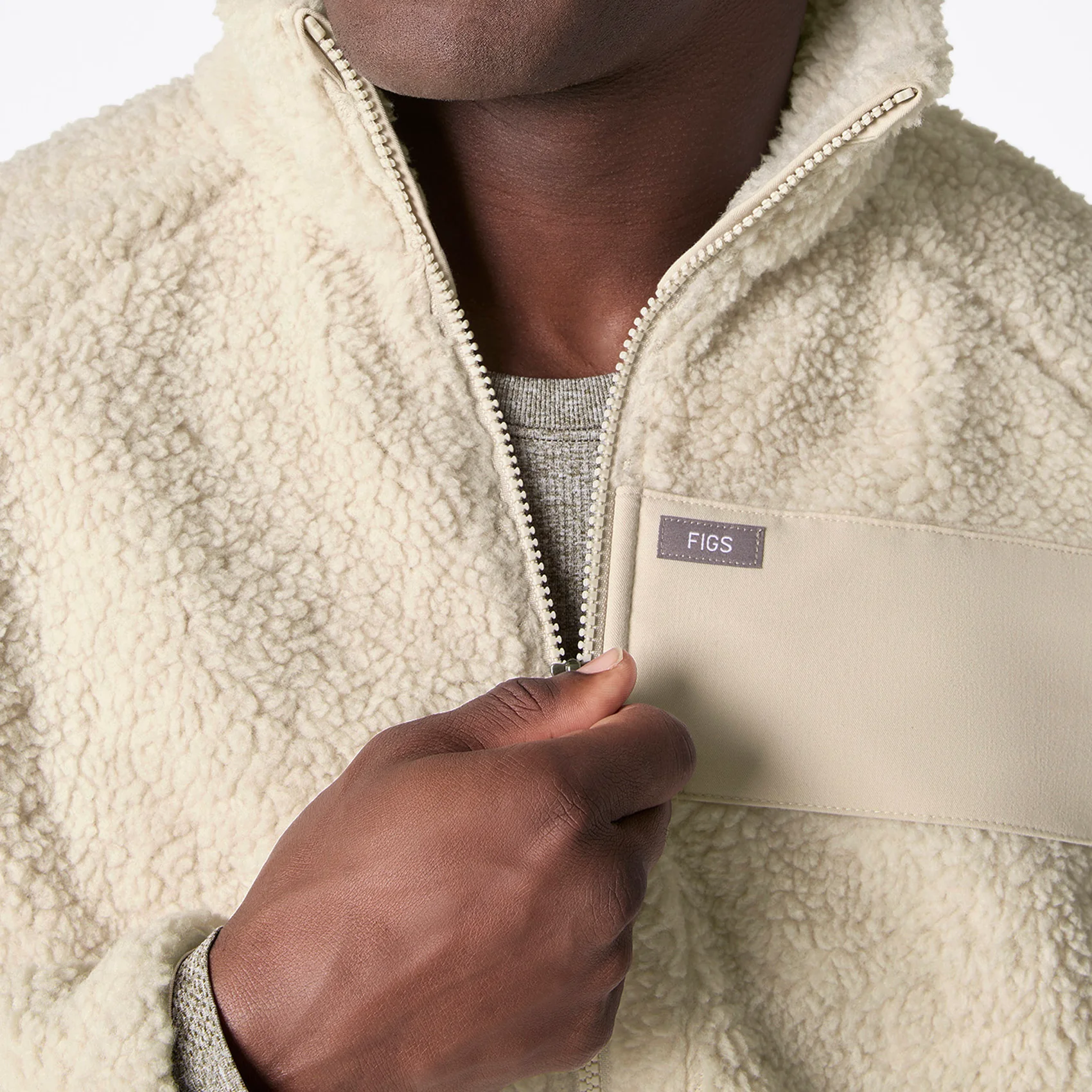 men's Bone On Shift High Pile - Bomber Jacket™ - Image 6