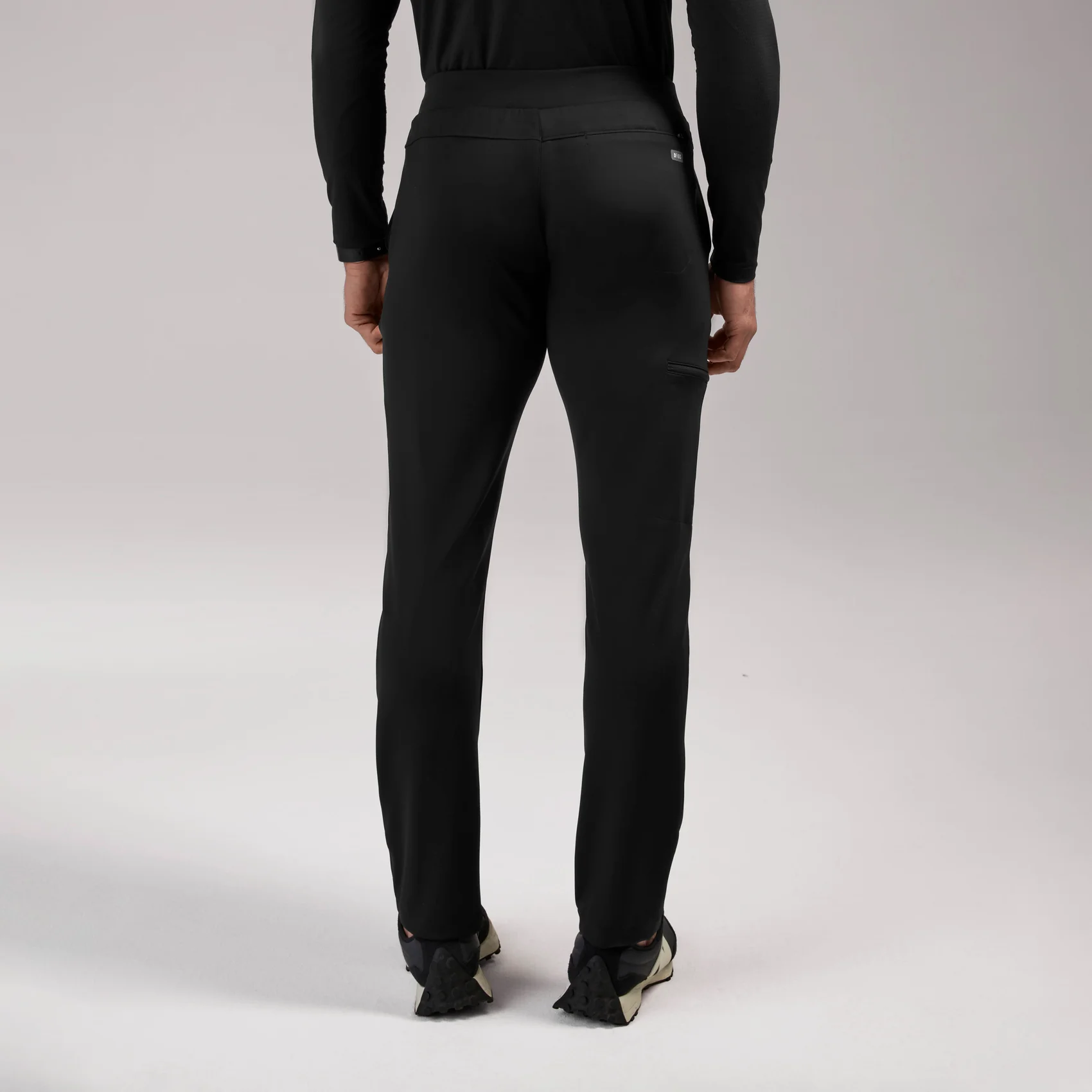 men's Black Pierre FORMx Slim Tapered - Short Scrub Pant™ - Image 4