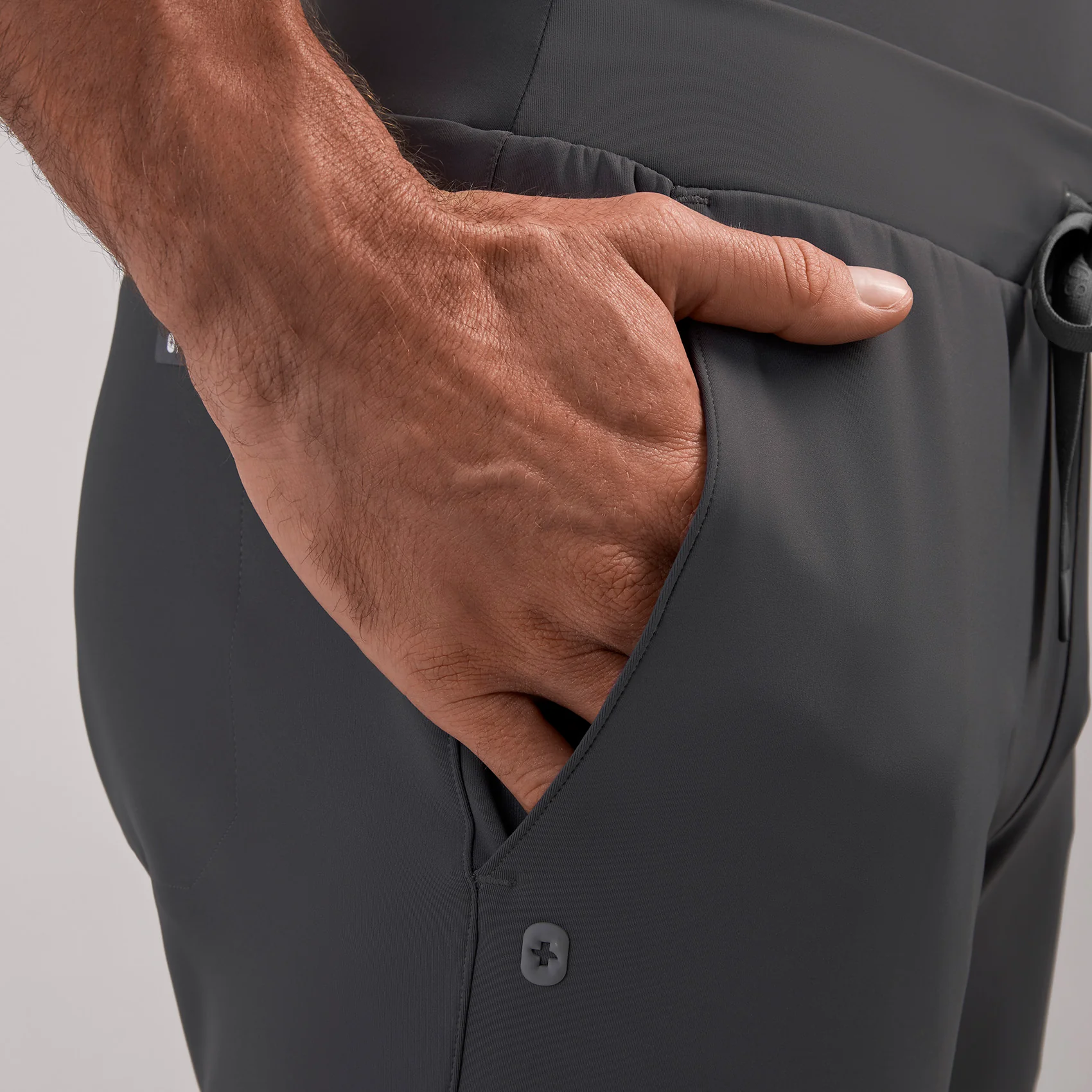 men's Charcoal Pierre FORMx Slim Tapered - Short Scrub Pant™ - Image 7