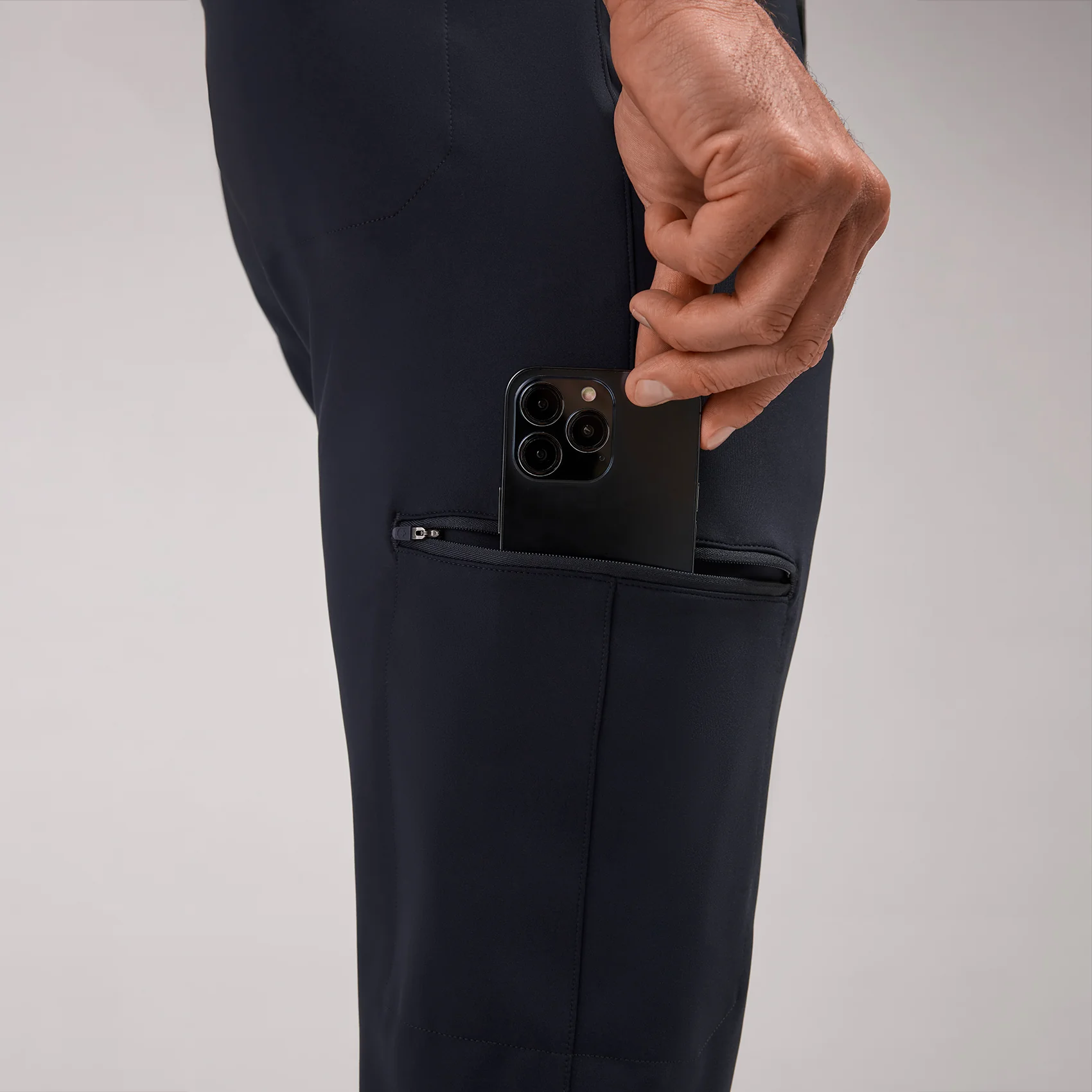 men's Navy Pierre FORMx Slim Tapered - Short Scrub Pant™ - Image 8