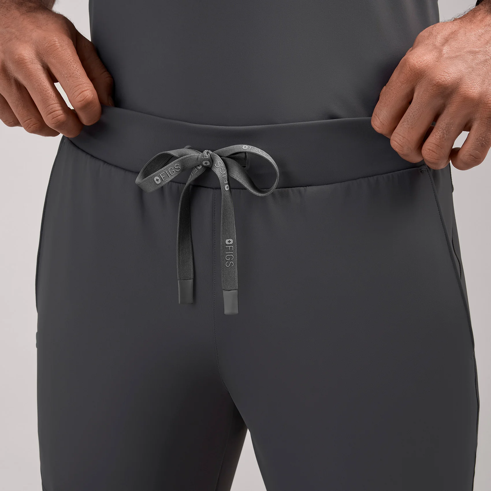 men's Charcoal Pierre FORMx Slim Tapered - Tall Scrub Pant™ - Image 6