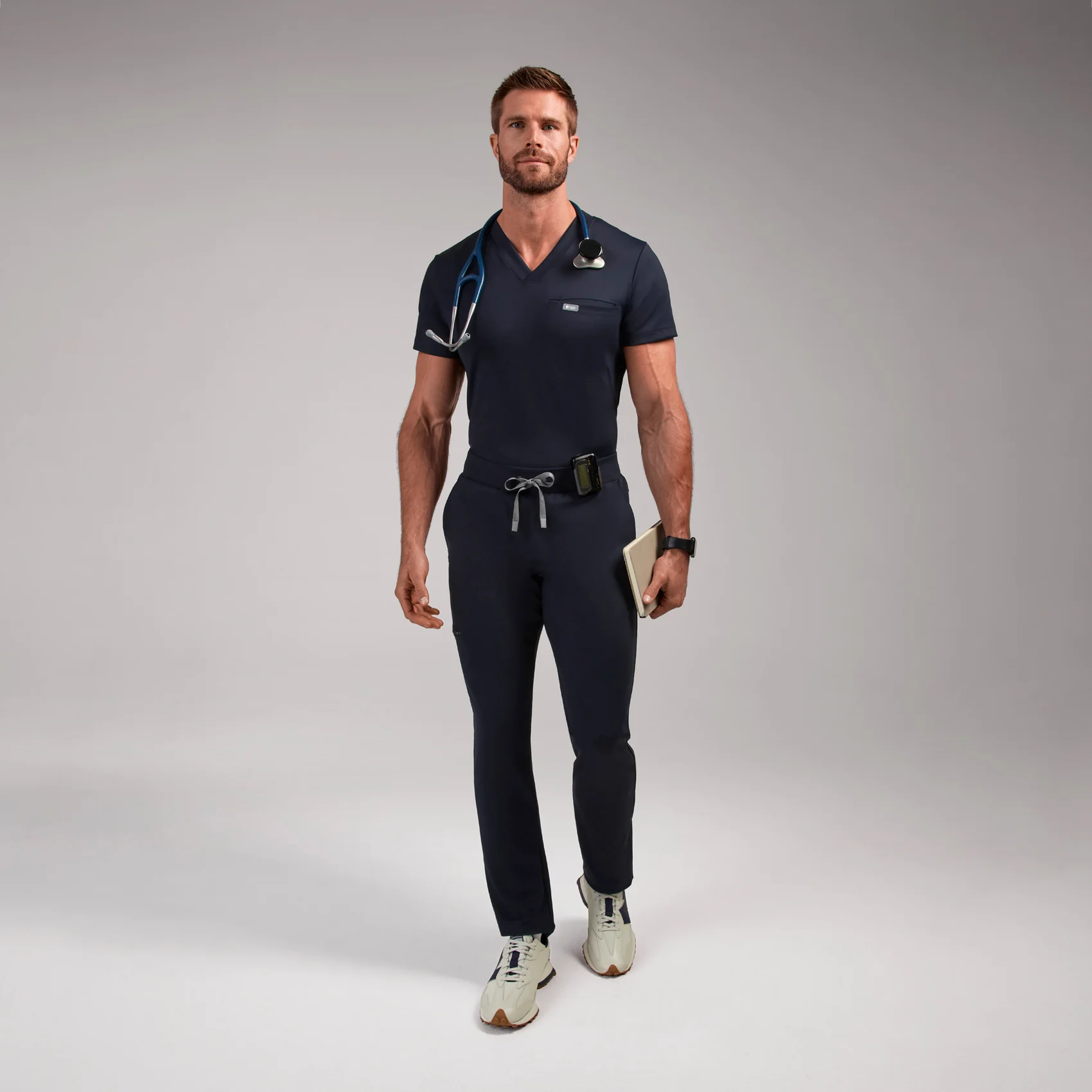 men's Navy Pierre FORMx Slim Tapered - Tall Scrub Pant™ - Image 2