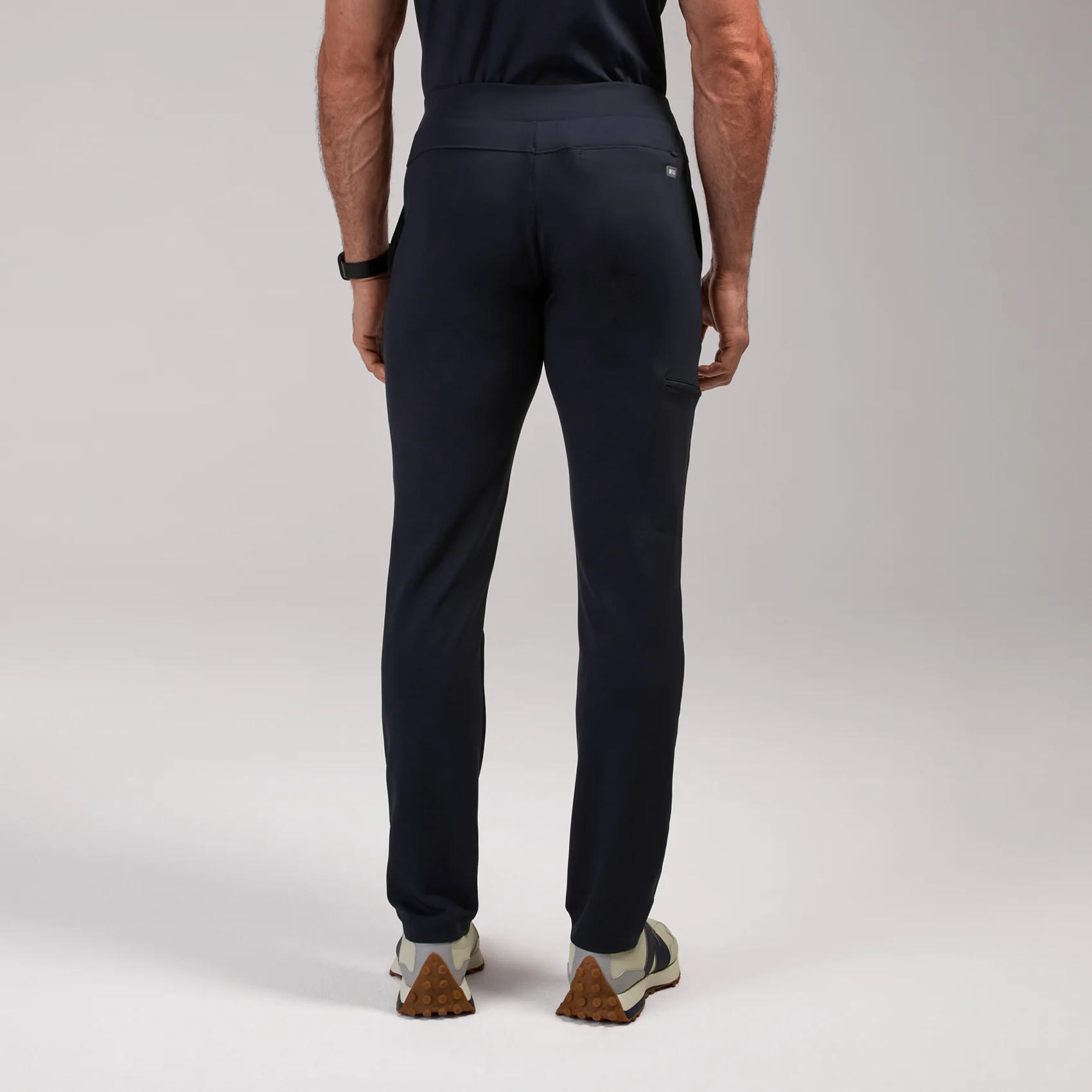 men's Navy Pierre FORMx Slim Tapered - Tall Scrub Pant™ - Image 4
