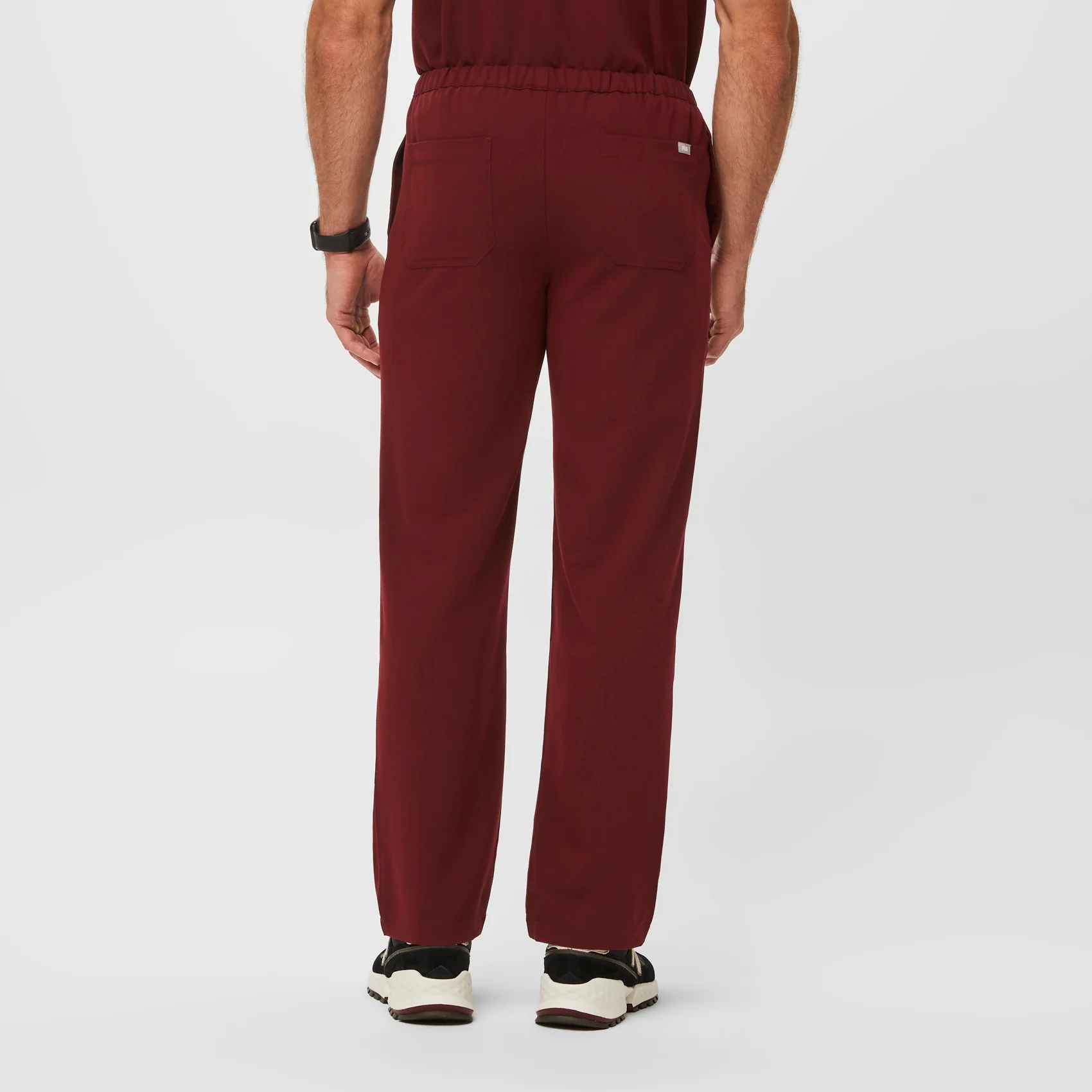 Men's Burgundy Pisco™ - Short Basic Scrub Pants - Image 4