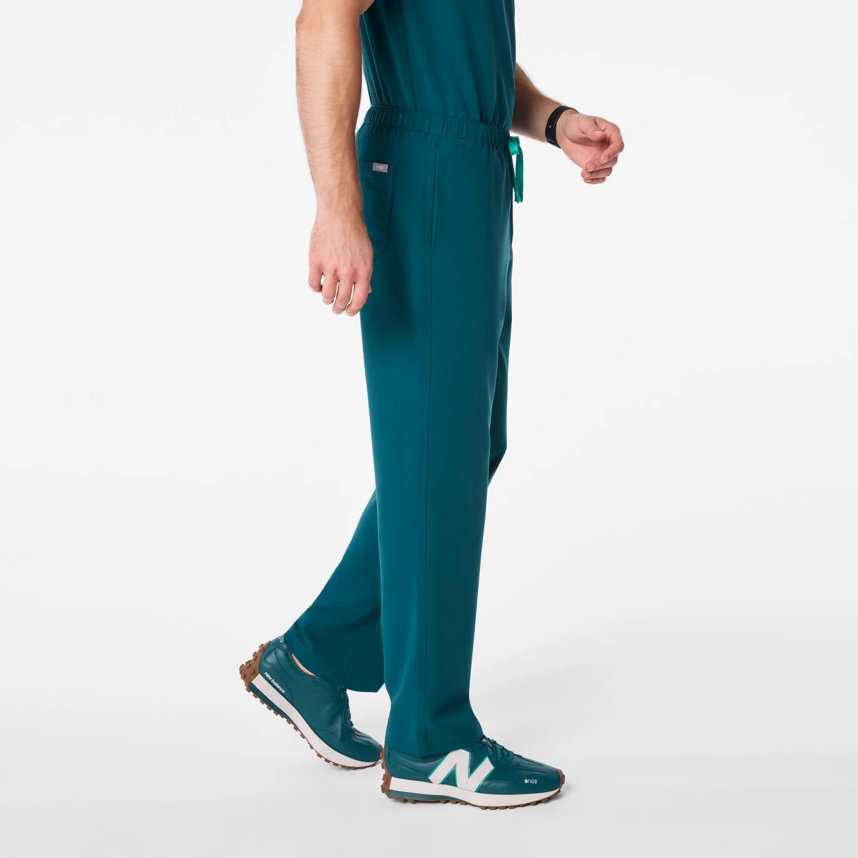 men's Caribbean Blue Pisco - Short Basic Scrub Pant™ - Image 3