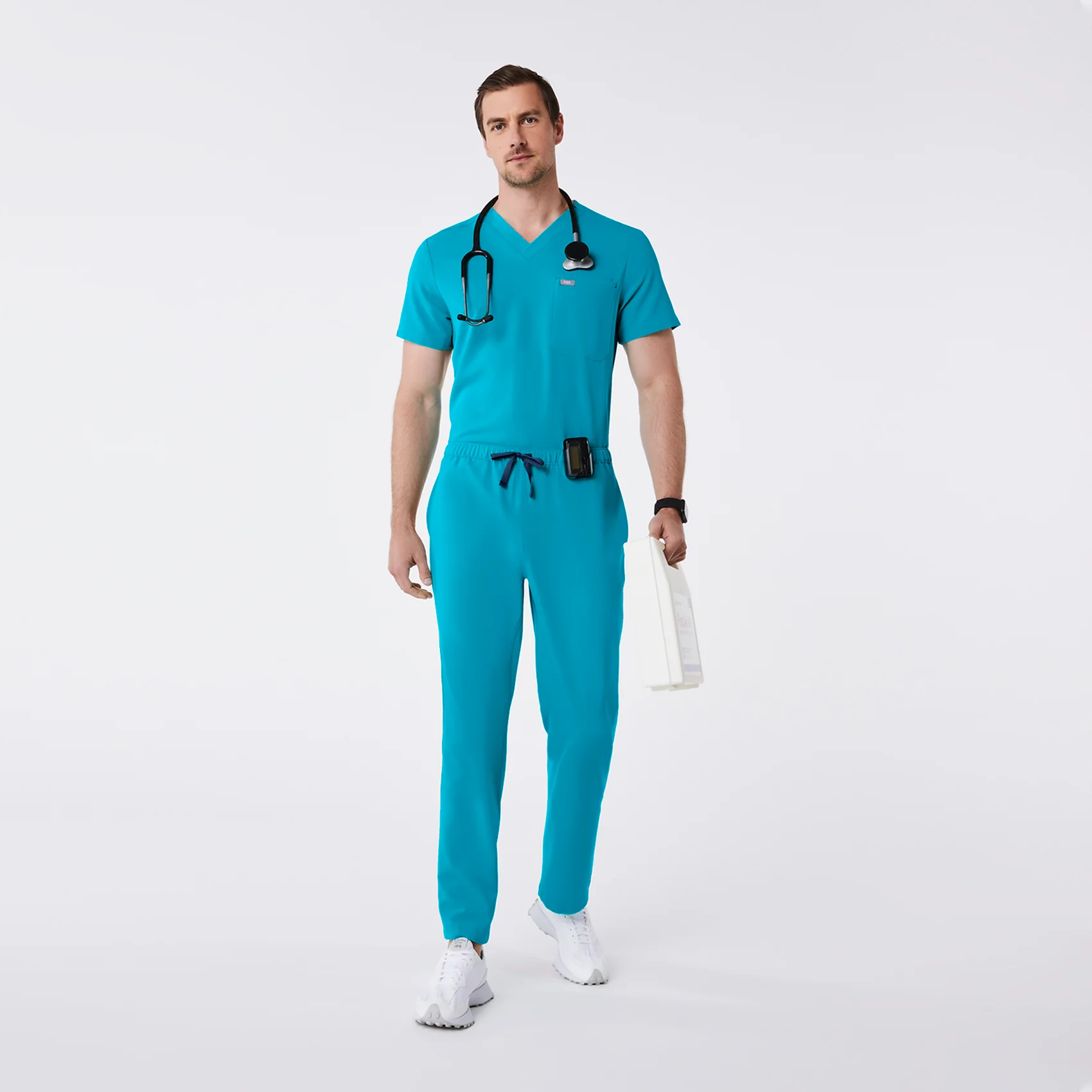 men's Teal  Pisco - Short Basic Scrub Pant™ - Image 2