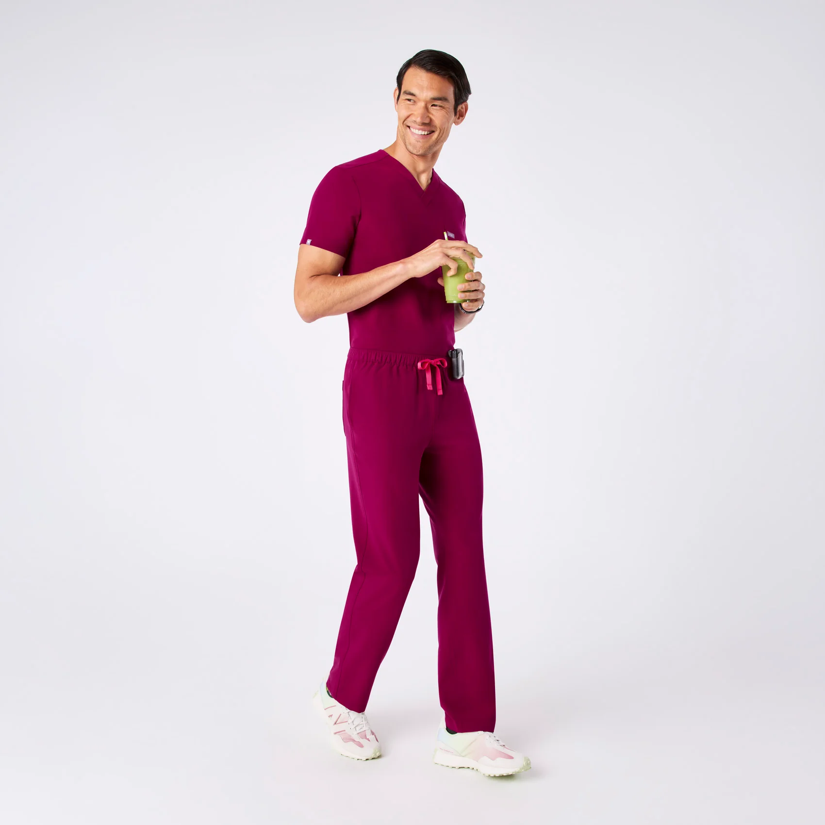 men's Dark Magenta Pisco - Basic Scrub Pant™ - Image 2