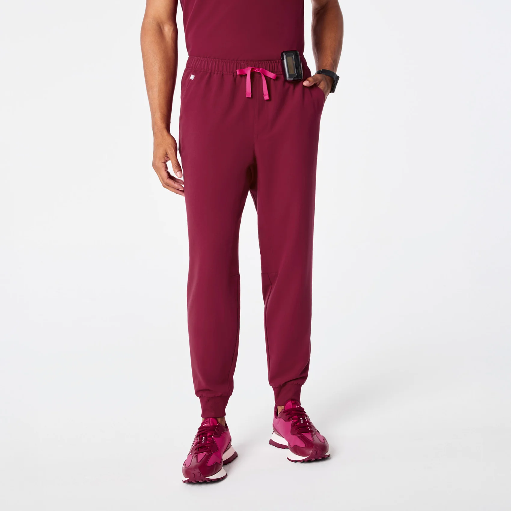 men's Deep Cranberry Tansen - Jogger Scrub Pant™