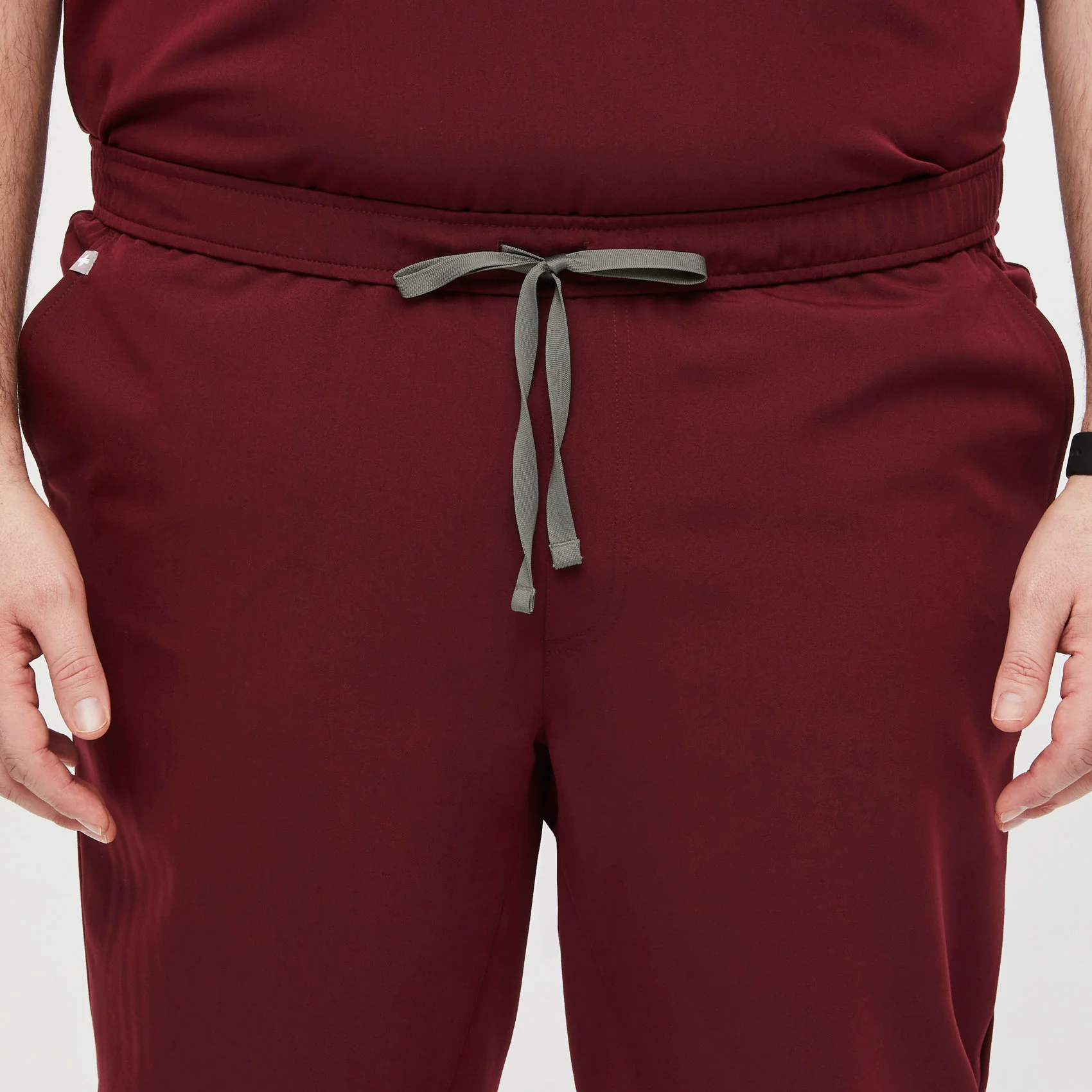 men's Burgundy Tansen™  Jogger Scrub Pants (3XL - 6XL) - Image 5