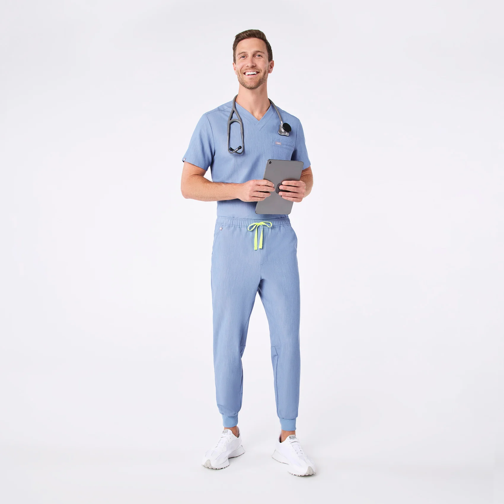 men's Heather Indigo Tansen - Tall Jogger Scrub Pant™ - Image 2