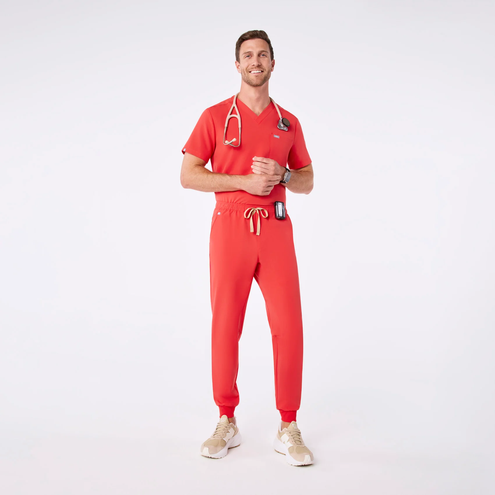 men's Hibiscus Tansen - Short Jogger Scrub Pant™ - Image 2