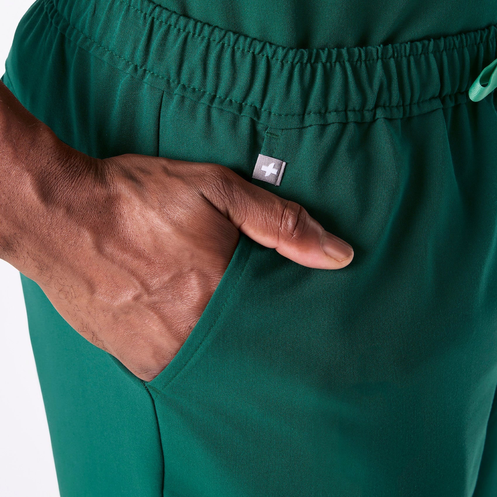 men's Hunter Green Tansen - Short Jogger Scrub Pant™ - Image 6