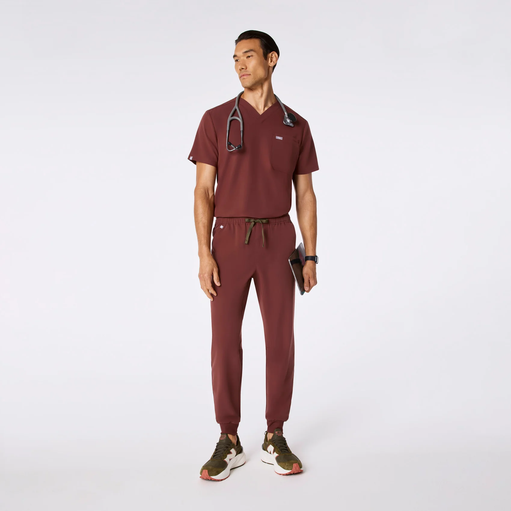 men's Walnut Tansen - Short Jogger Scrub Pant™ - Image 2