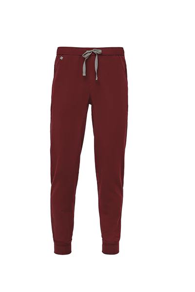 men's Burgundy Tansen™ - Short Jogger Scrub Pants (3XL - 6XL) - Image 6