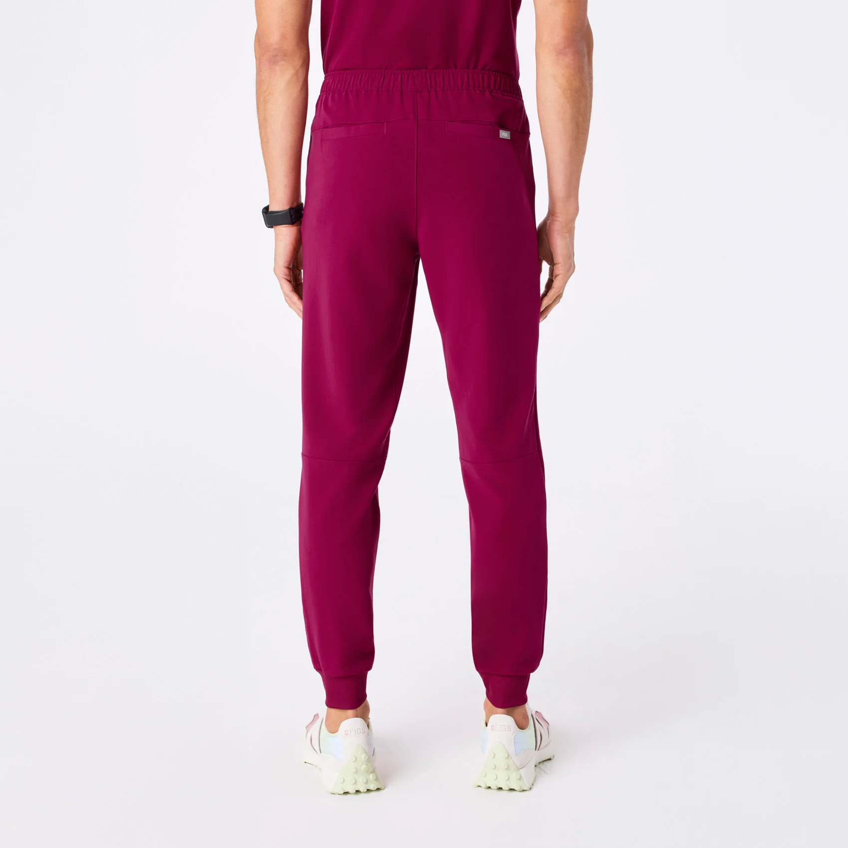 men's Dark Magenta Tansen - Tall Jogger Scrub Pant™ - Image 4