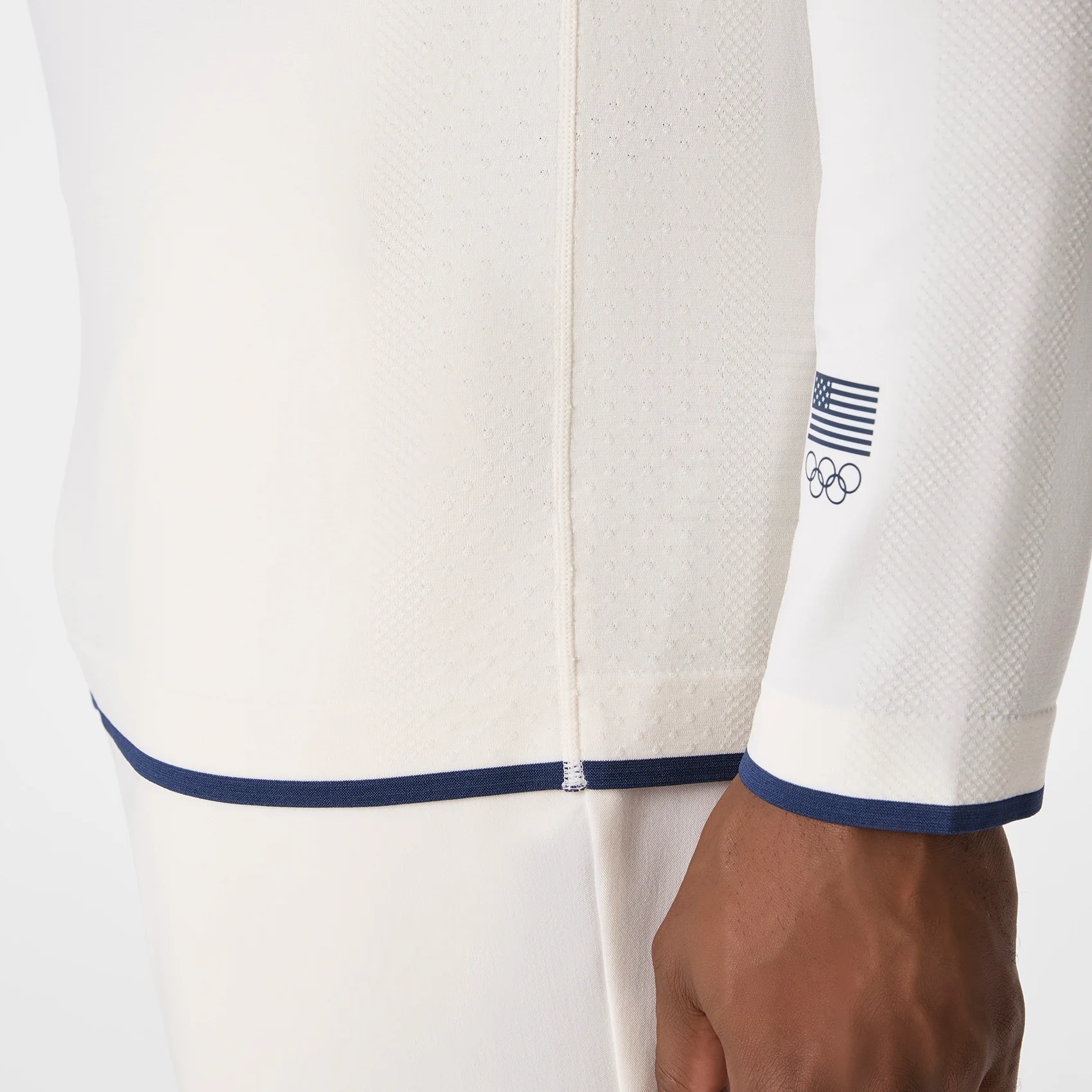 men's Off White FIGS x Team USA Makato Seamless - Longsleeve Underscrub - Image 7