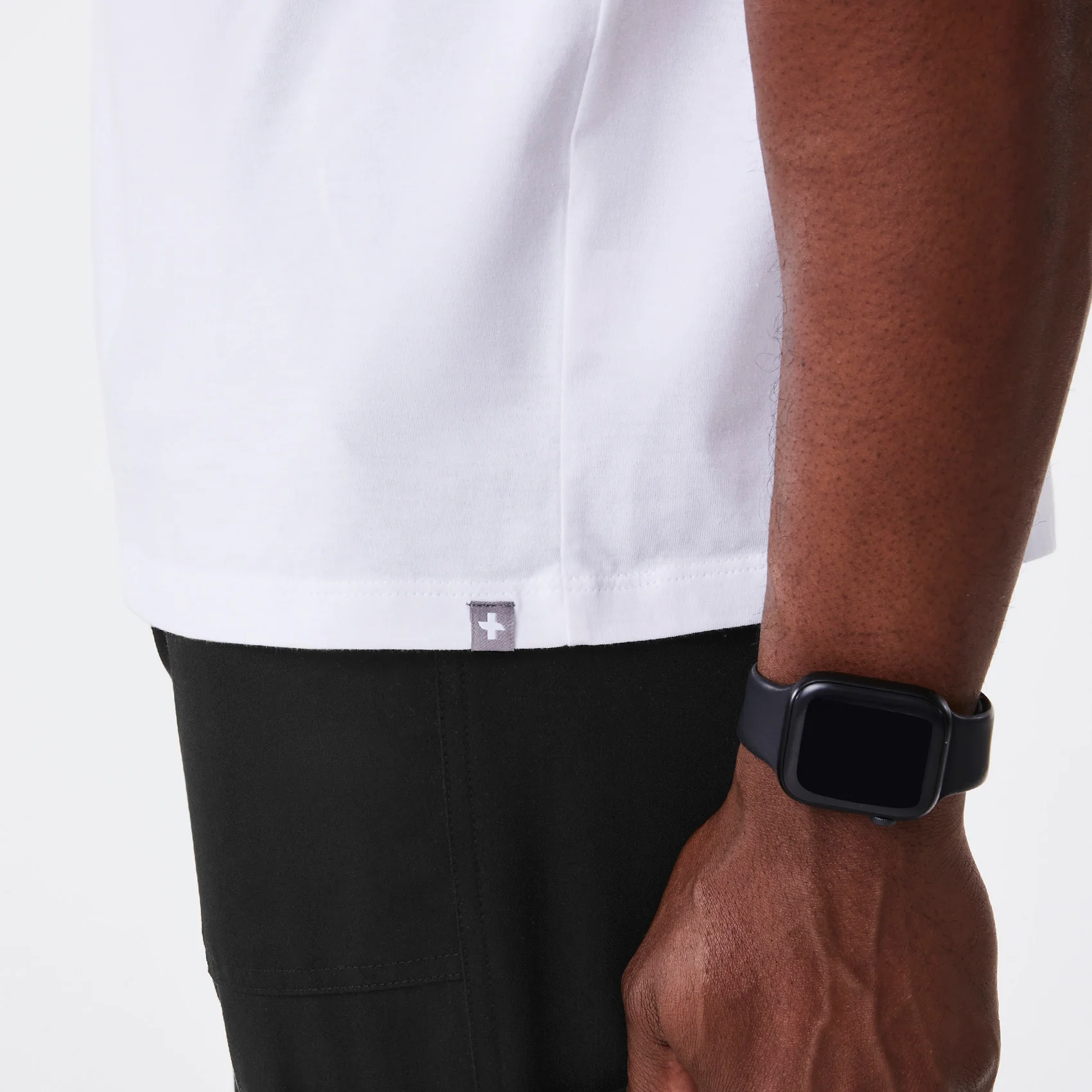 men's White VEG Supersoft - Shortsleeve Underscrub - Image 6