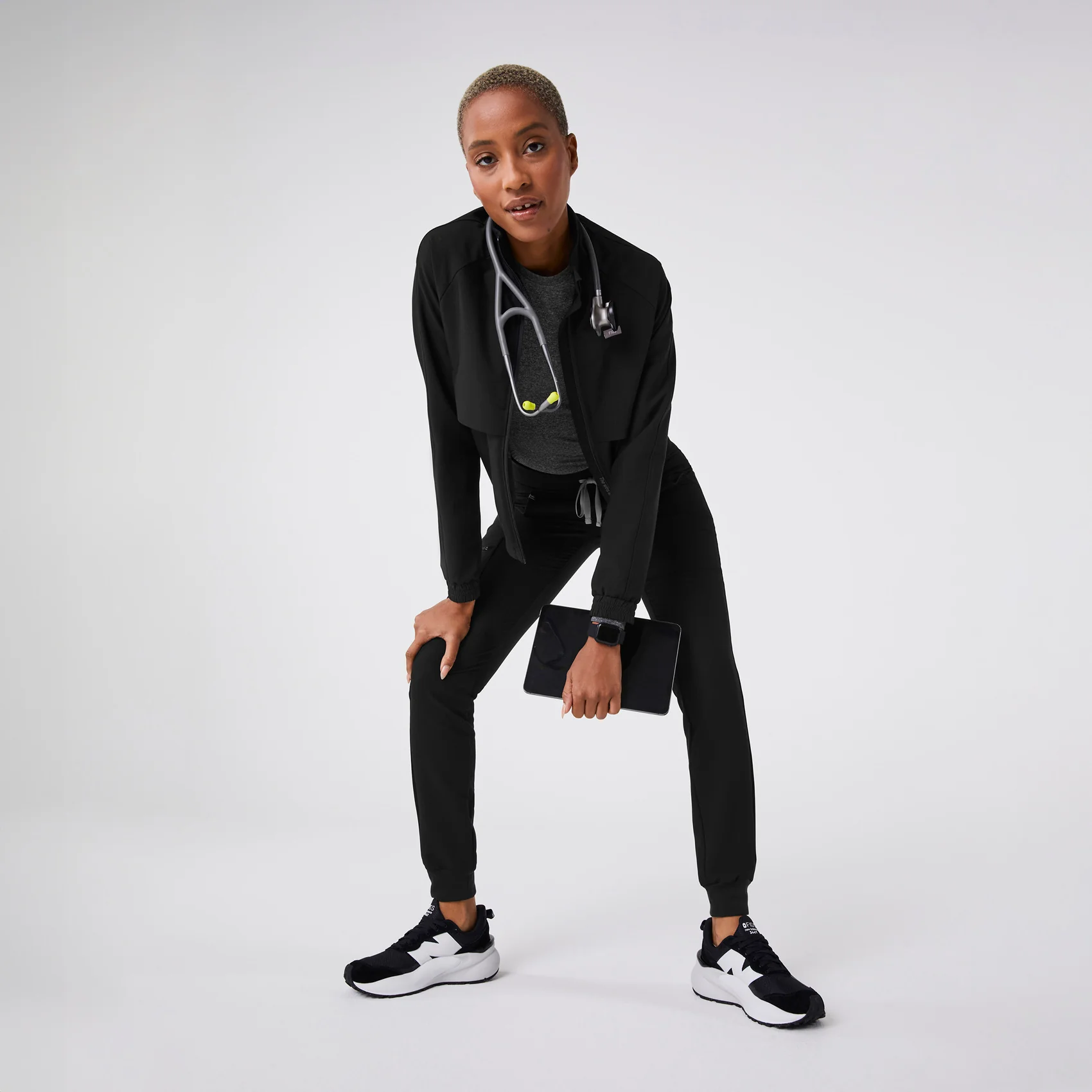 unisex Black FIGS | New Balance 3447 - Image 9