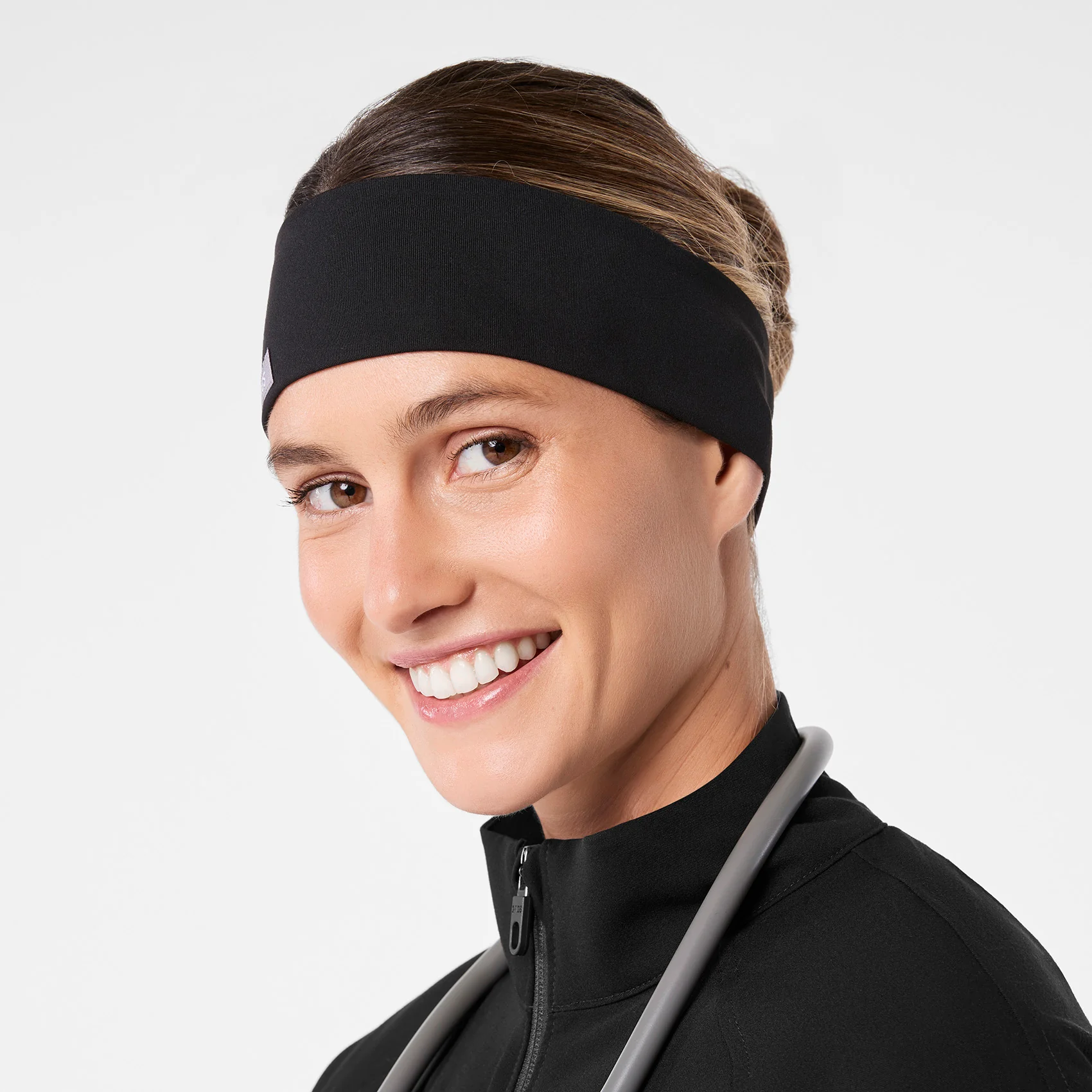 Black Cinched Headband - Image 3