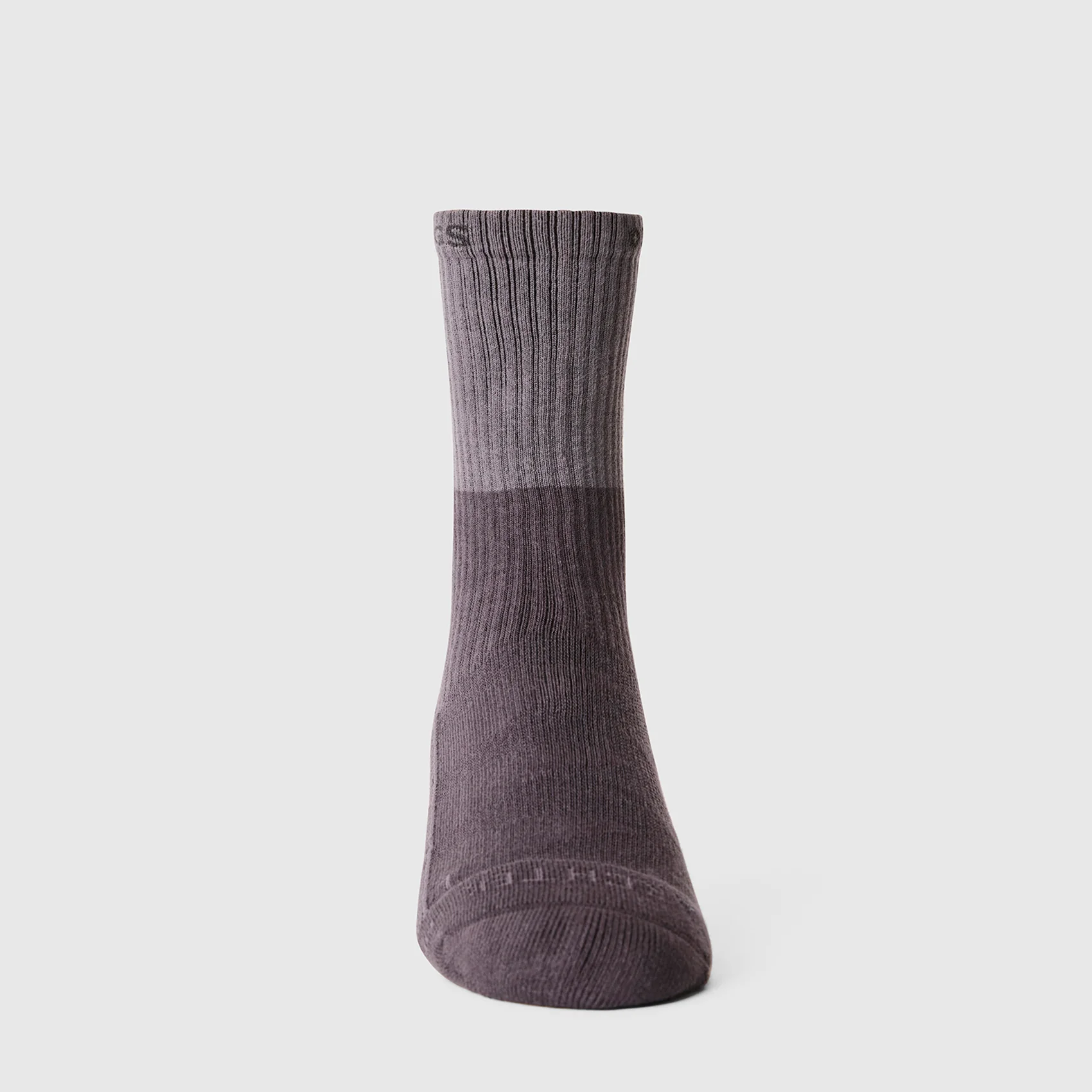unisex Charcoal Two Tone FIGS | ArchTek® 15-20 mmHg - Crew Compression Socks - Image 3