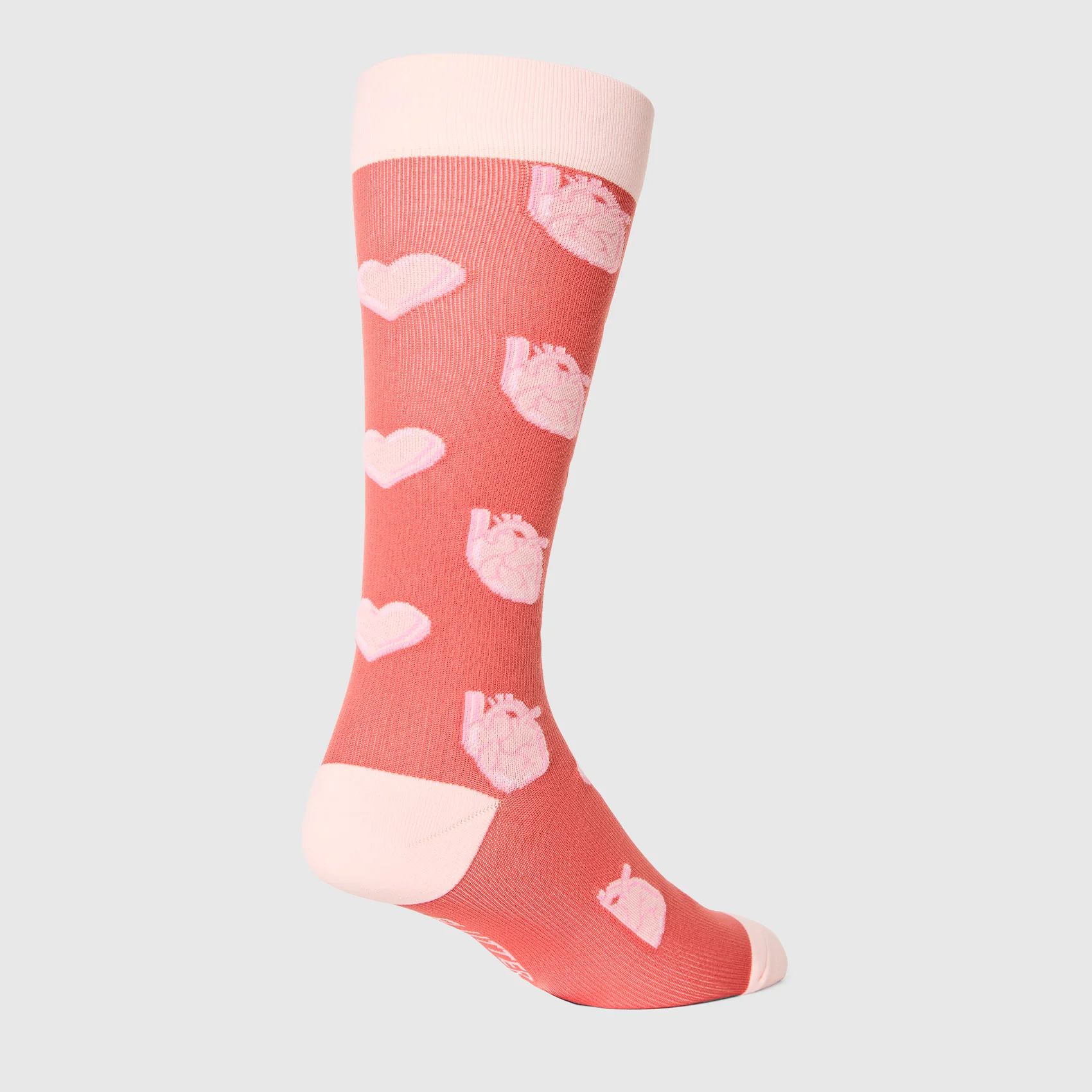 unisex Pulmonary Pink Sweetheart  - Compression Socks - Image 4