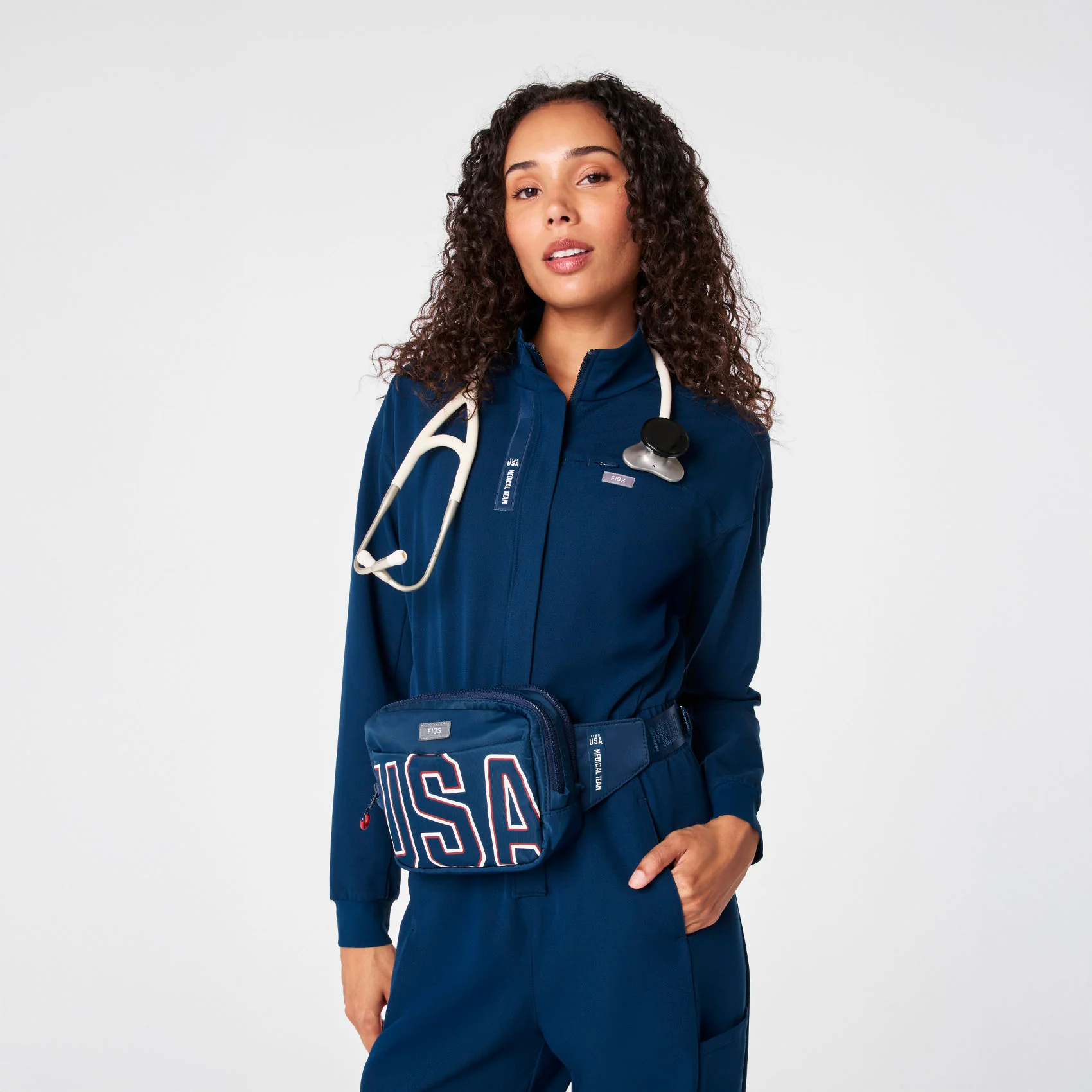Team USA Blue FIGS x Team USA - Belt Bag - Image 2