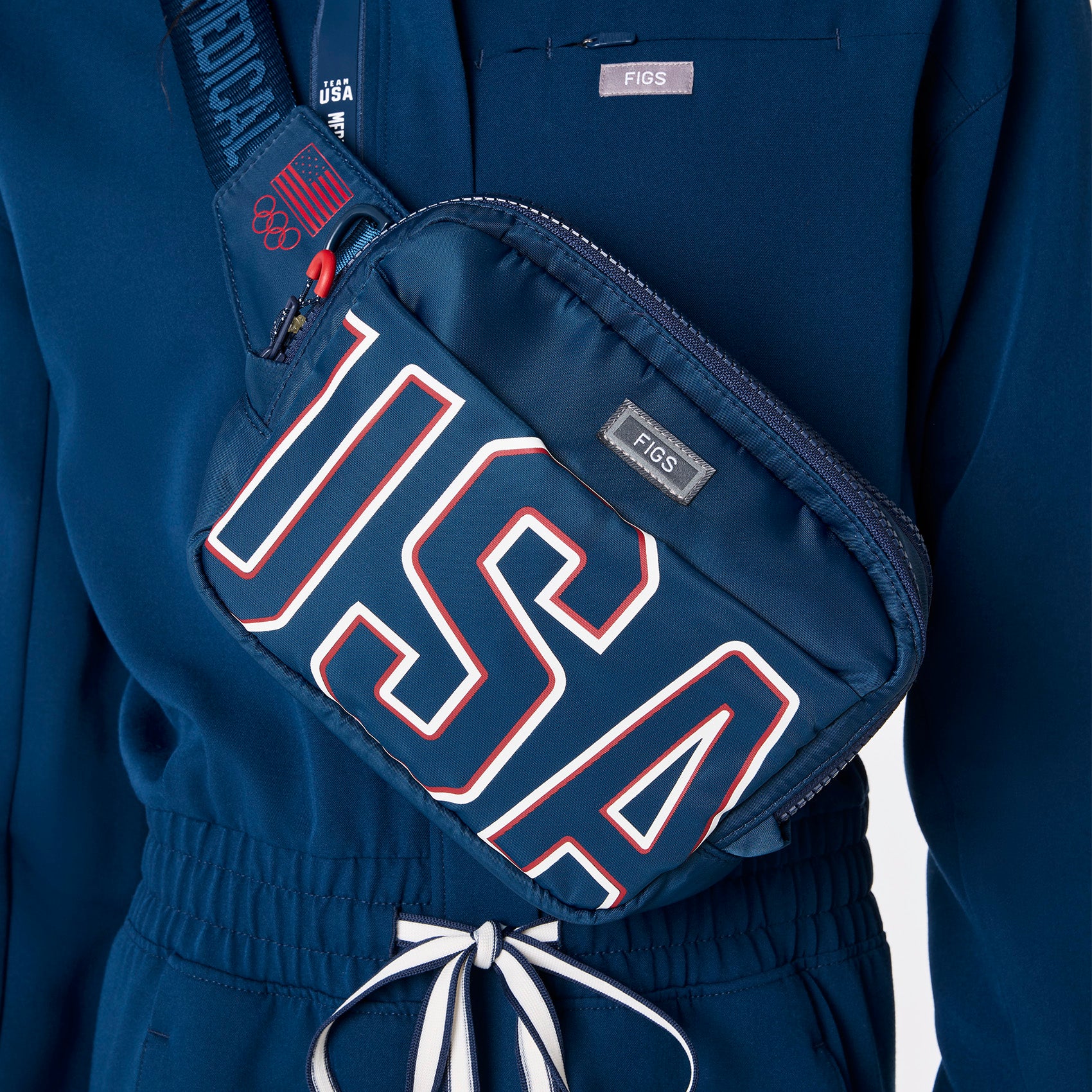 Team USA Blue FIGS x Team USA - Belt Bag - Image 3