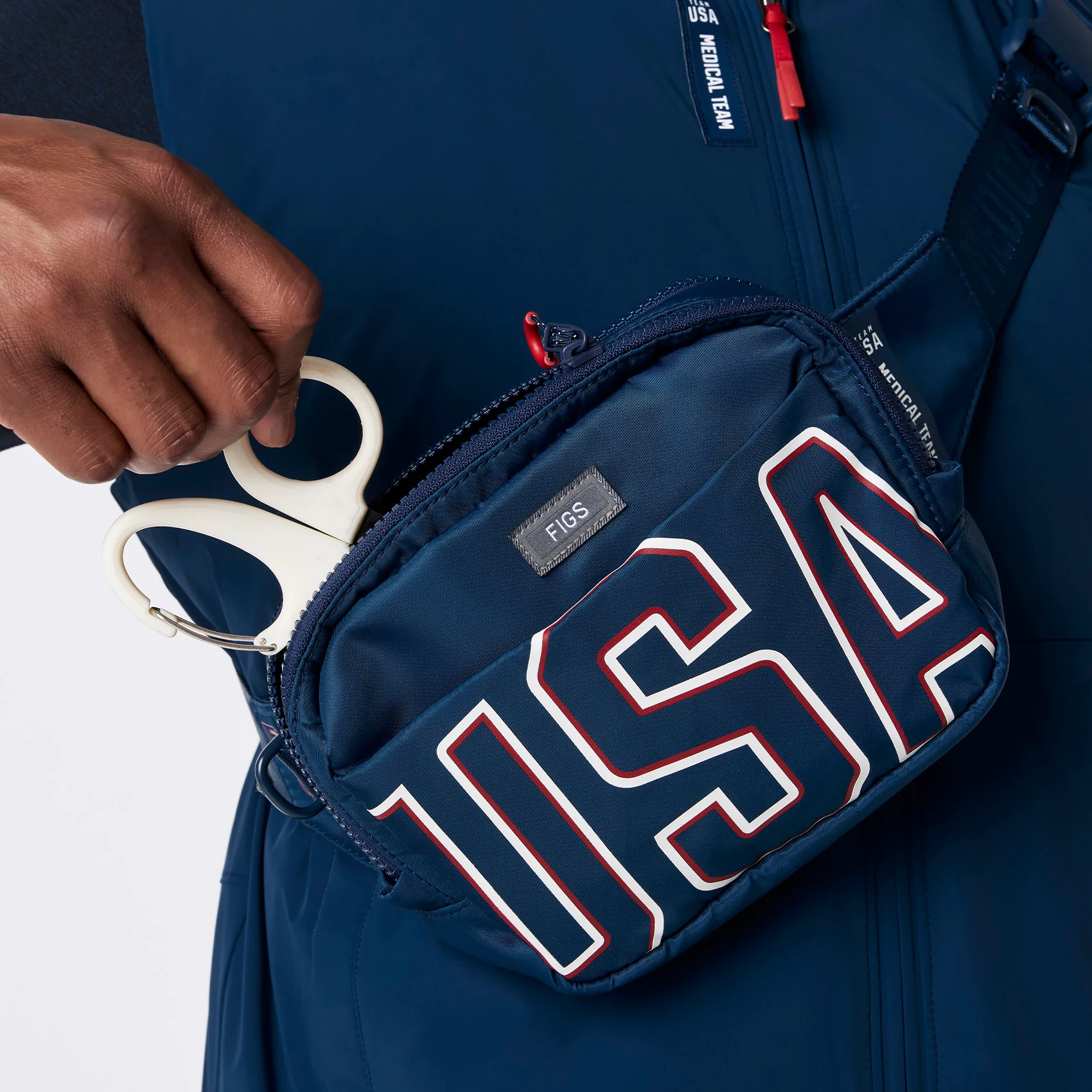 Team USA Blue FIGS x Team USA - Belt Bag - Image 6