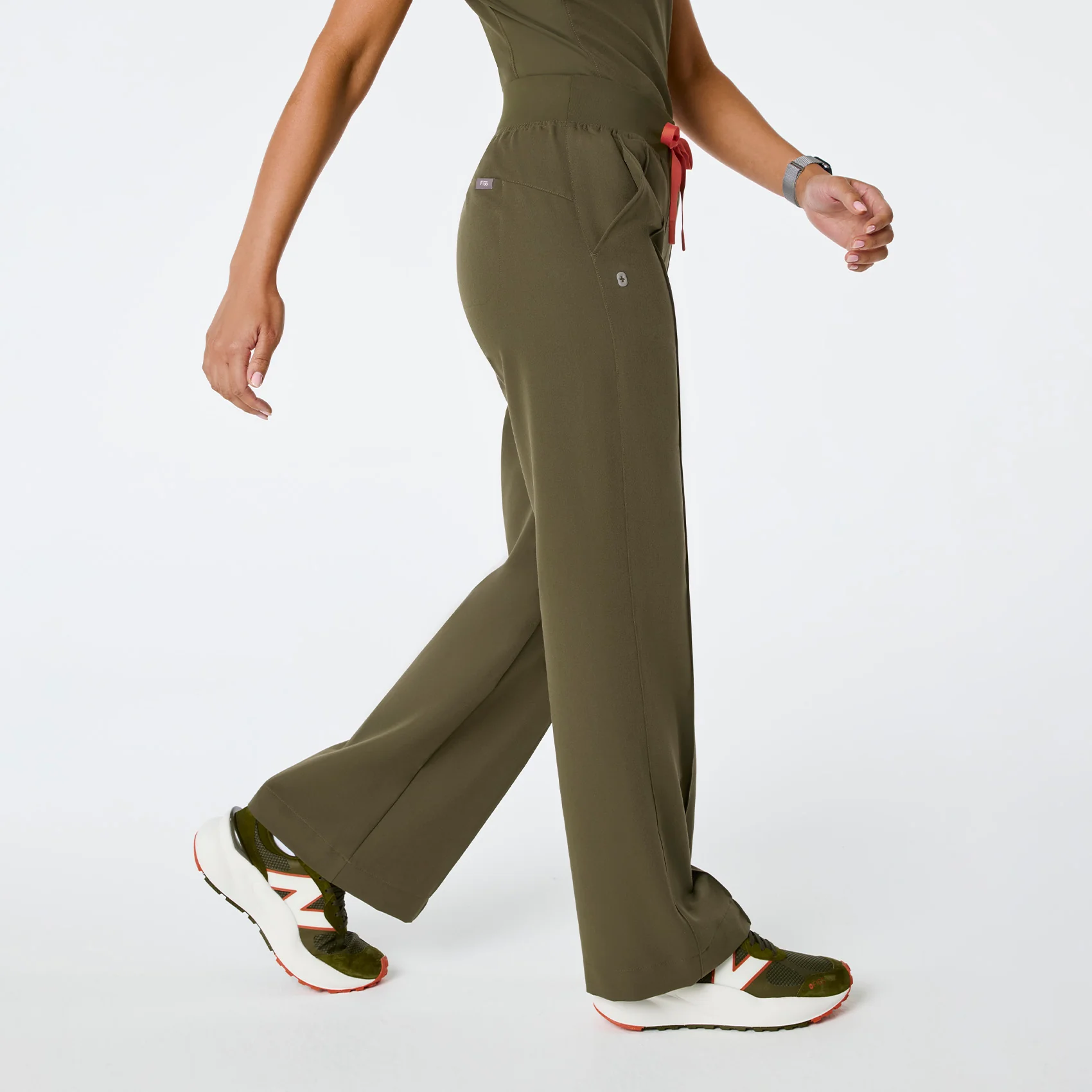 women's Spruce Alexandria Wide Leg Cargo - Scrub Pant - Image 3