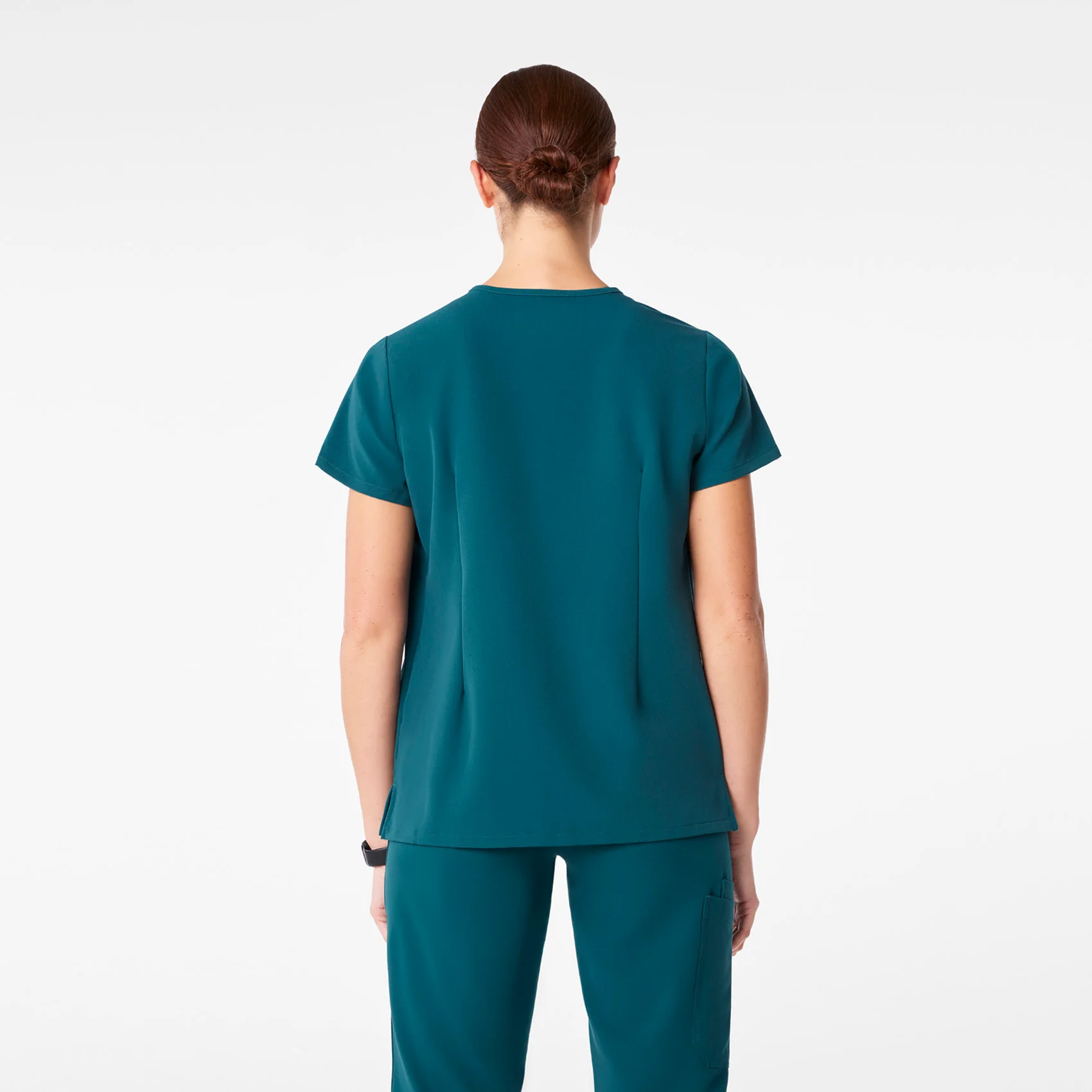 women's Caribbean Blue Casma - Three-Pocket Scrub Top™ - Image 4