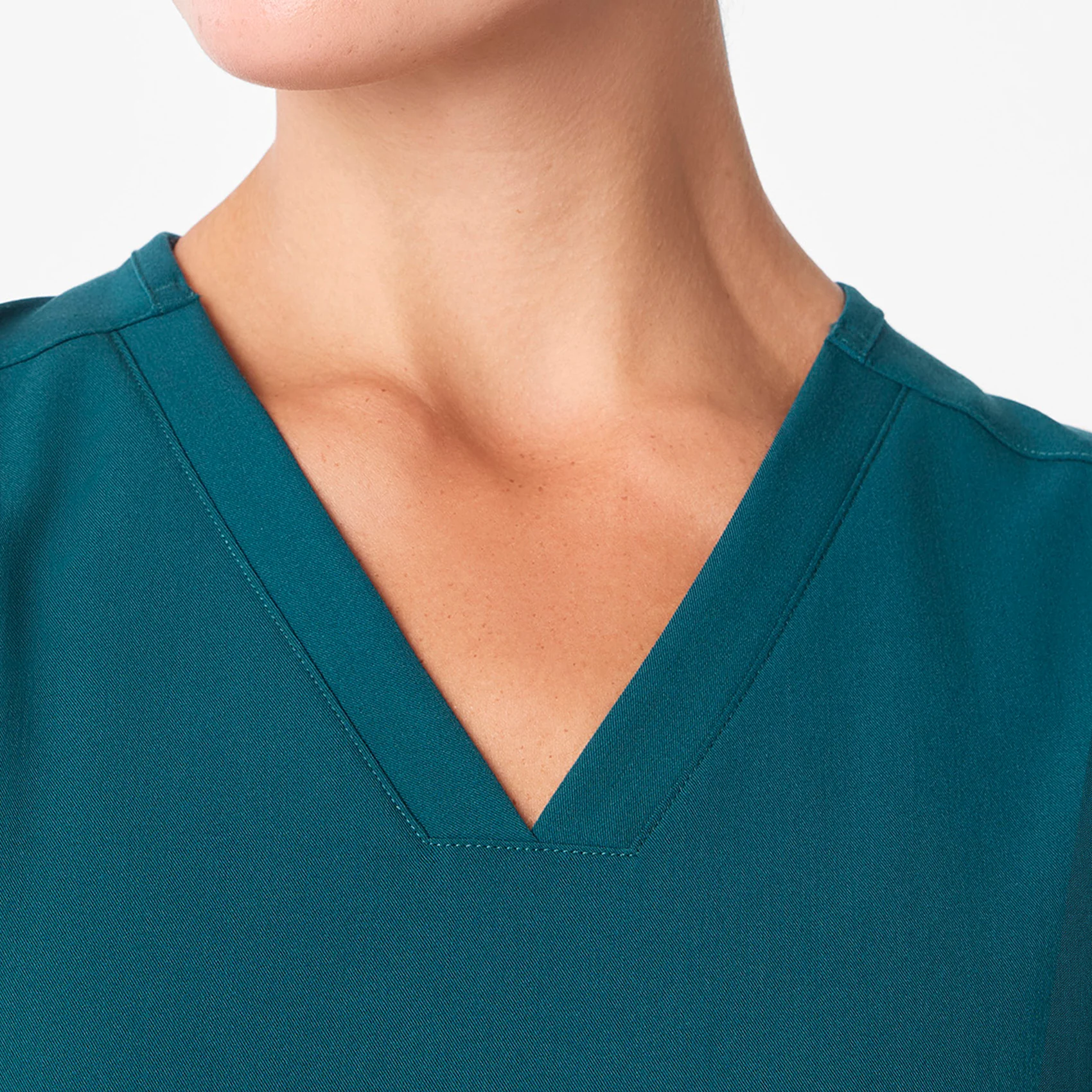 women's Caribbean Blue Casma - Three-Pocket Scrub Top™ - Image 5