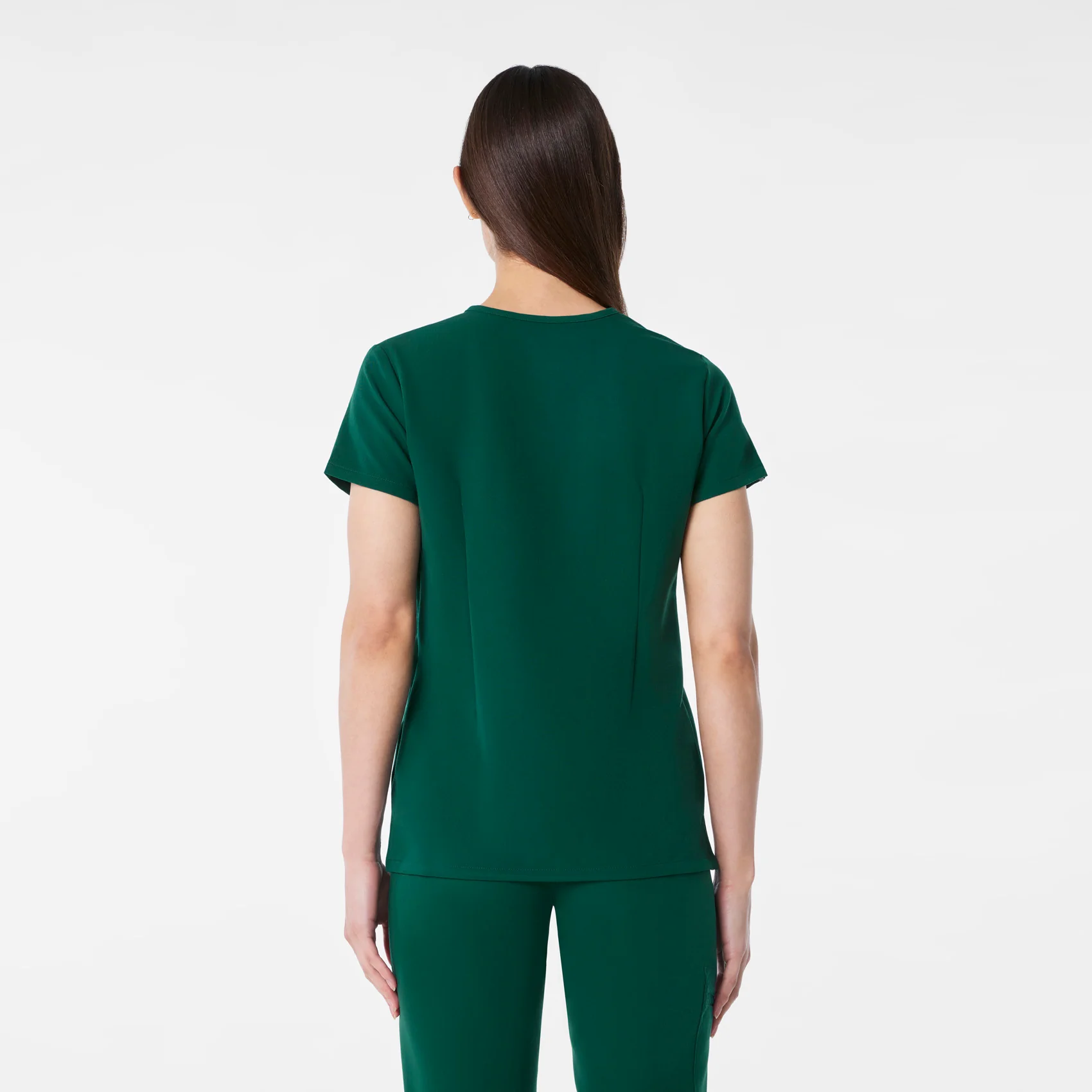 women's Forest Green Catarina - One-Pocket Scrub Top™ - Image 4