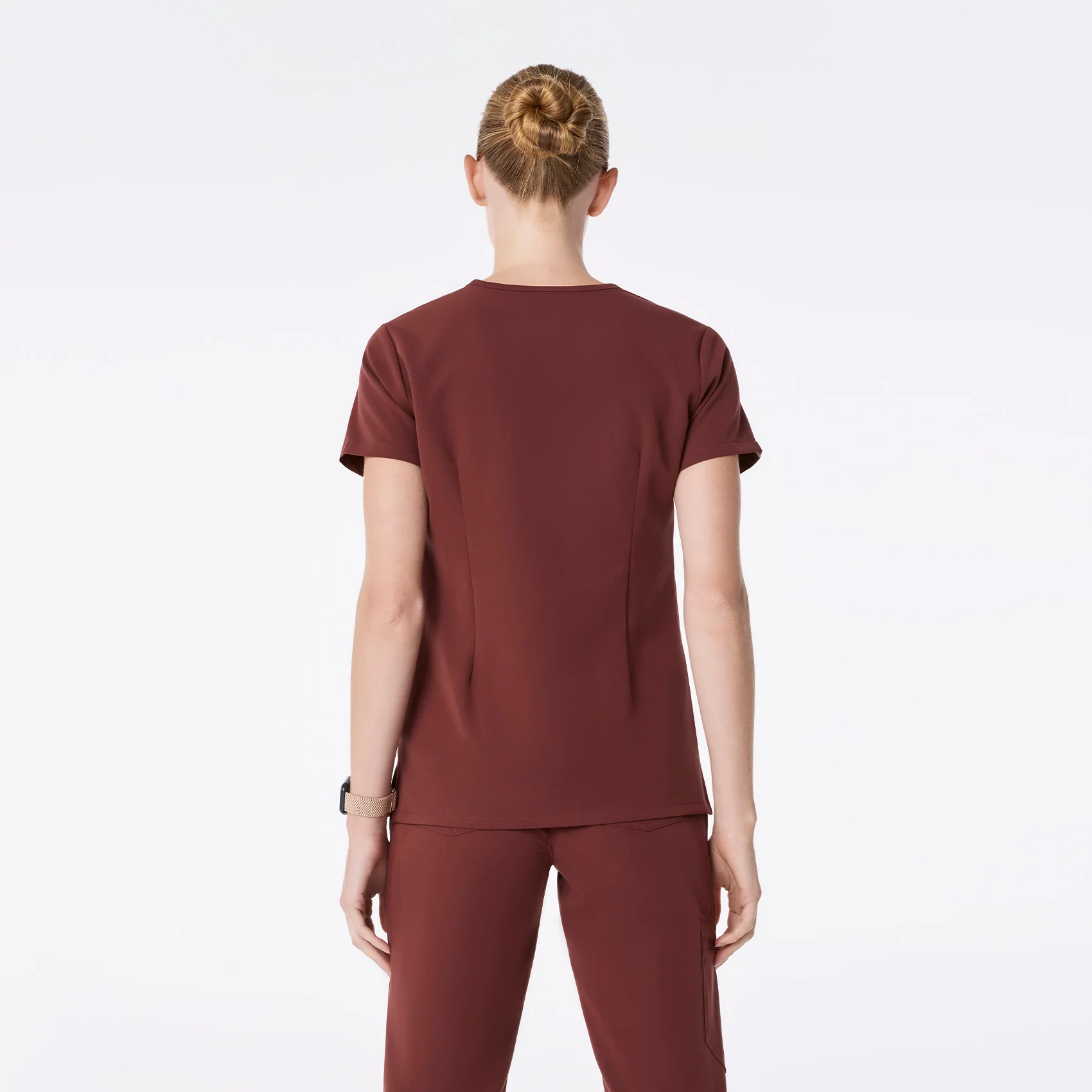 women's Walnut Catarina - One-Pocket Scrub Top™ - Image 4