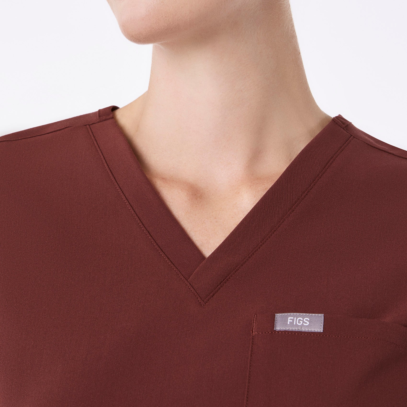 women's Walnut Catarina - One-Pocket Scrub Top™ - Image 5