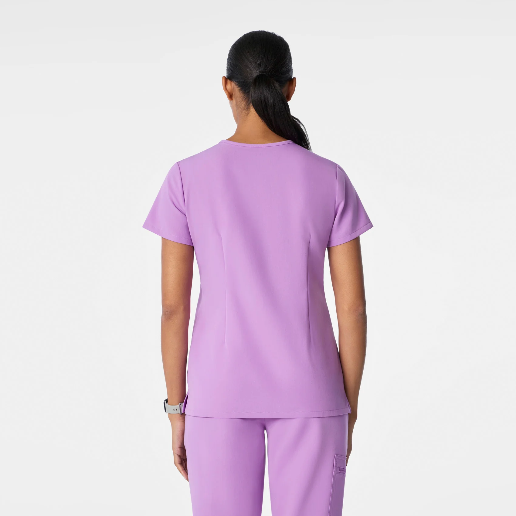 women's Wild Iris Catarina - One-Pocket Scrub Top™ - Image 4