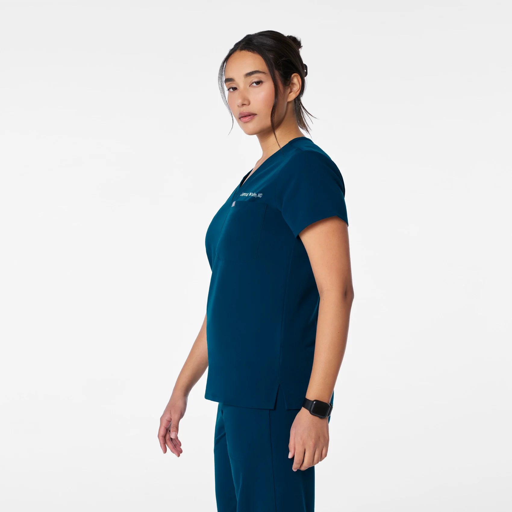 women's Deep Reef Catarina - One-Pocket Scrub Top™ - Image 3