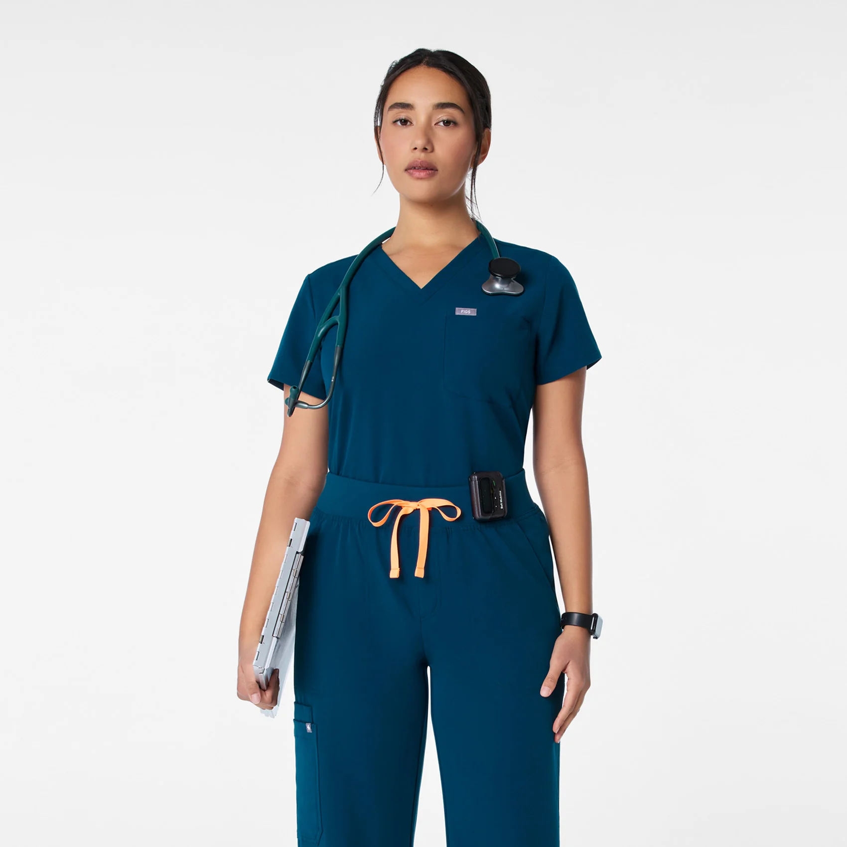 women's Deep Reef Catarina - One-Pocket Scrub Top™ - Image 5