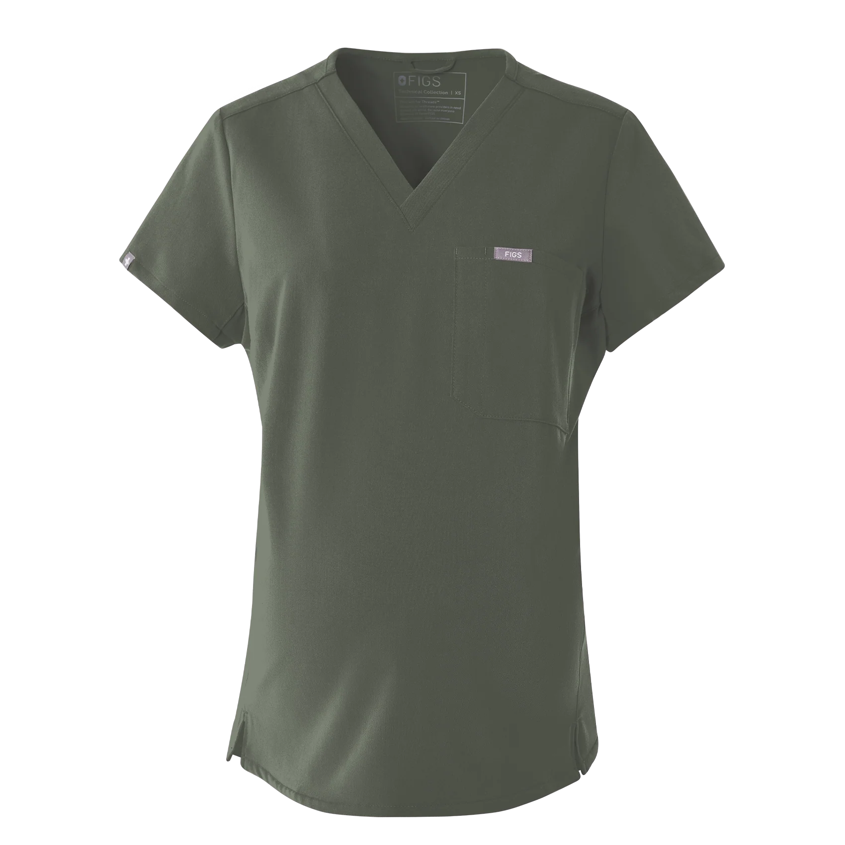 women's Moss Catarina Maternity V-Neck - Scrub Top™ - Image 8