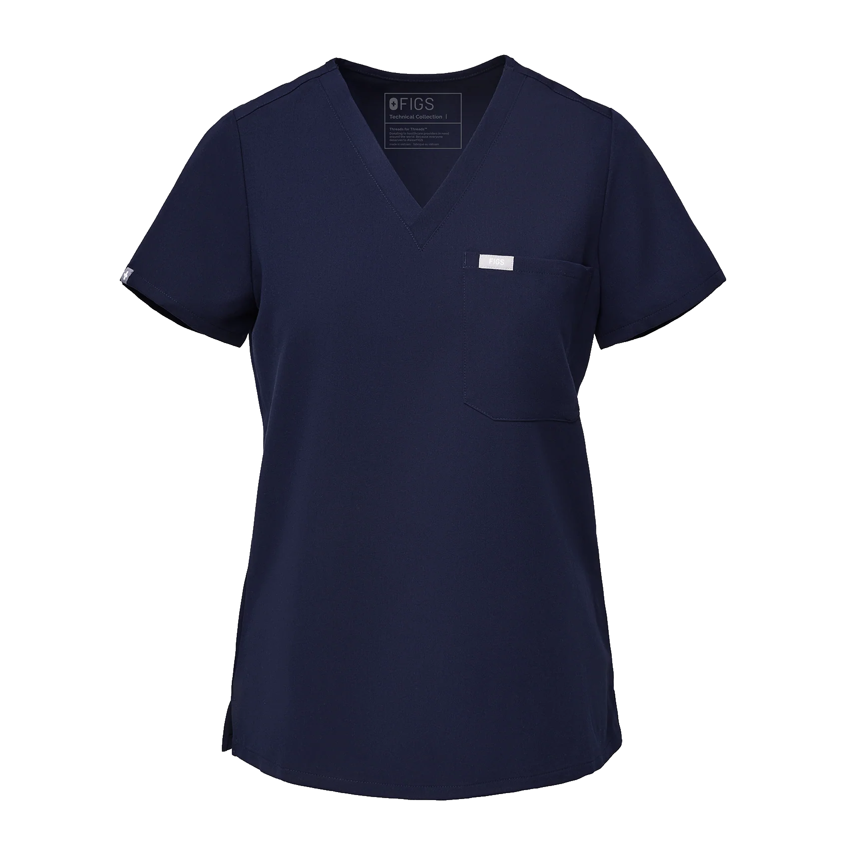 Women's Navy Catarina™ - One-Pocket Scrub Top - Image 11